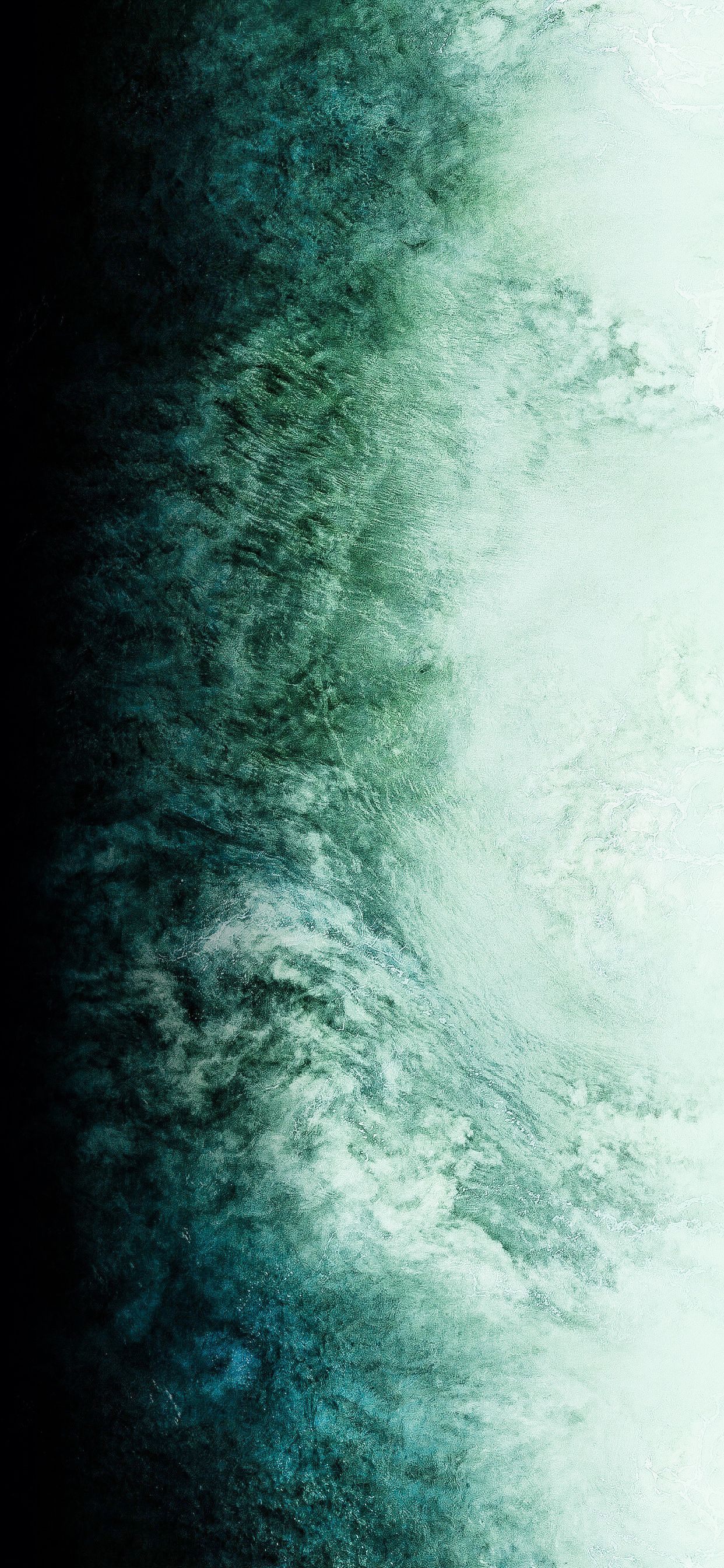 Onda oceanica verde acqua, 1242x2688 Verticale, iPhone Air