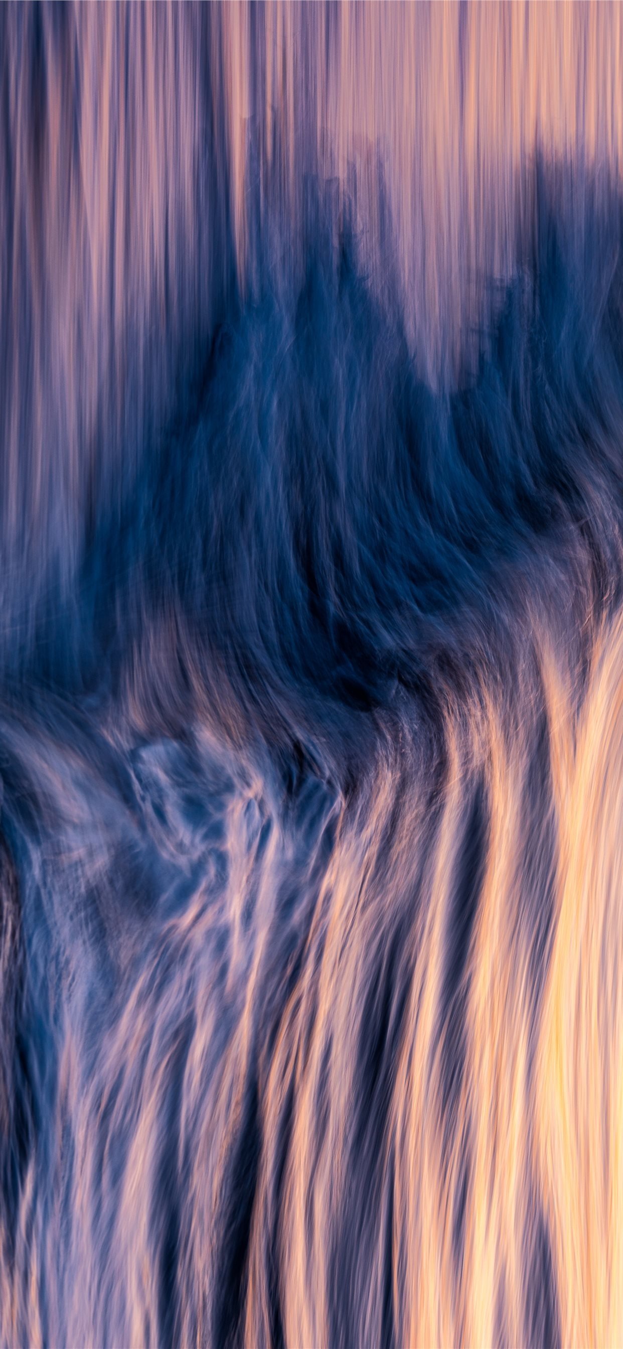 Sfondo astratto sfumato blu arancione, 1242x2688 Full HD Verticale, iPhone Pro