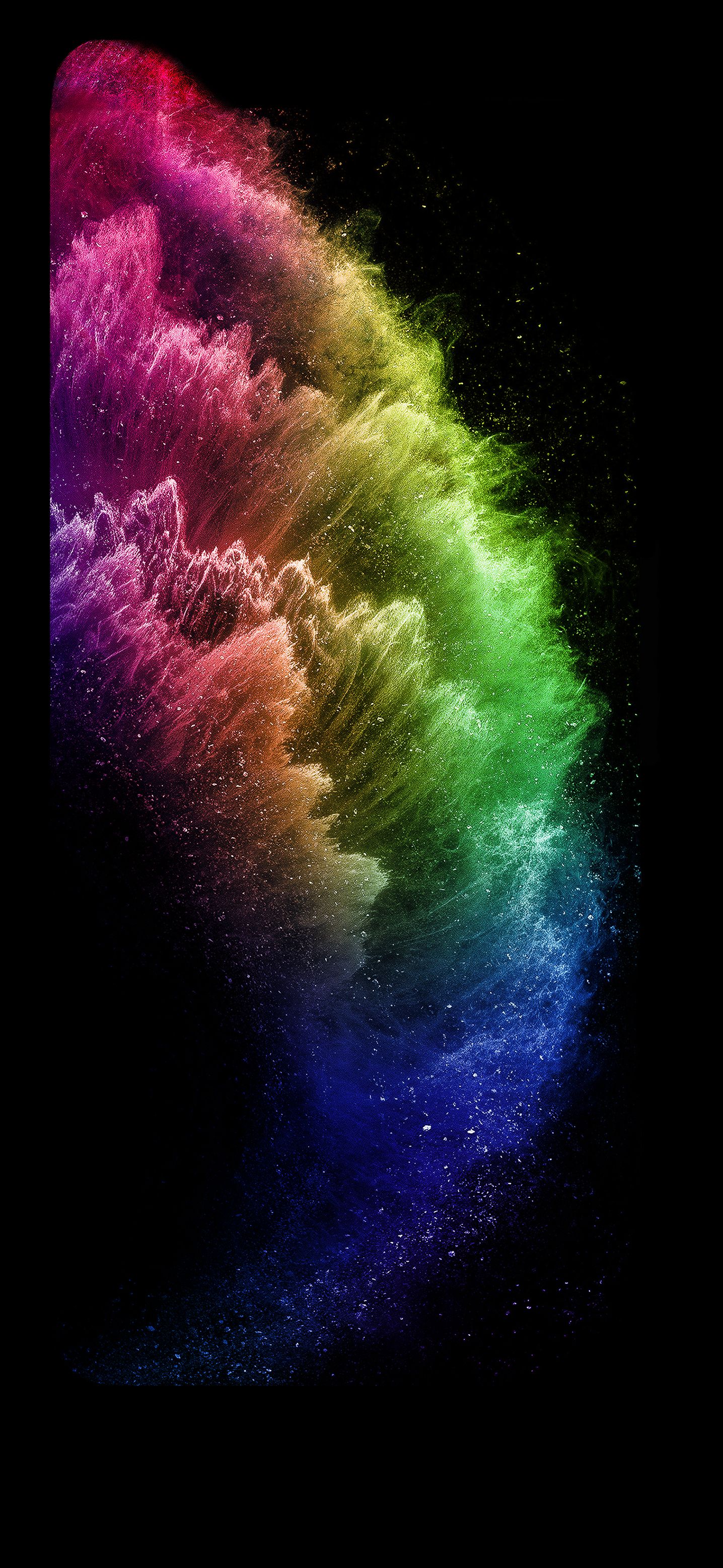 Polvere colorata arcobaleno, 1436x3113 Full HD Verticale, iPhone Pro Max