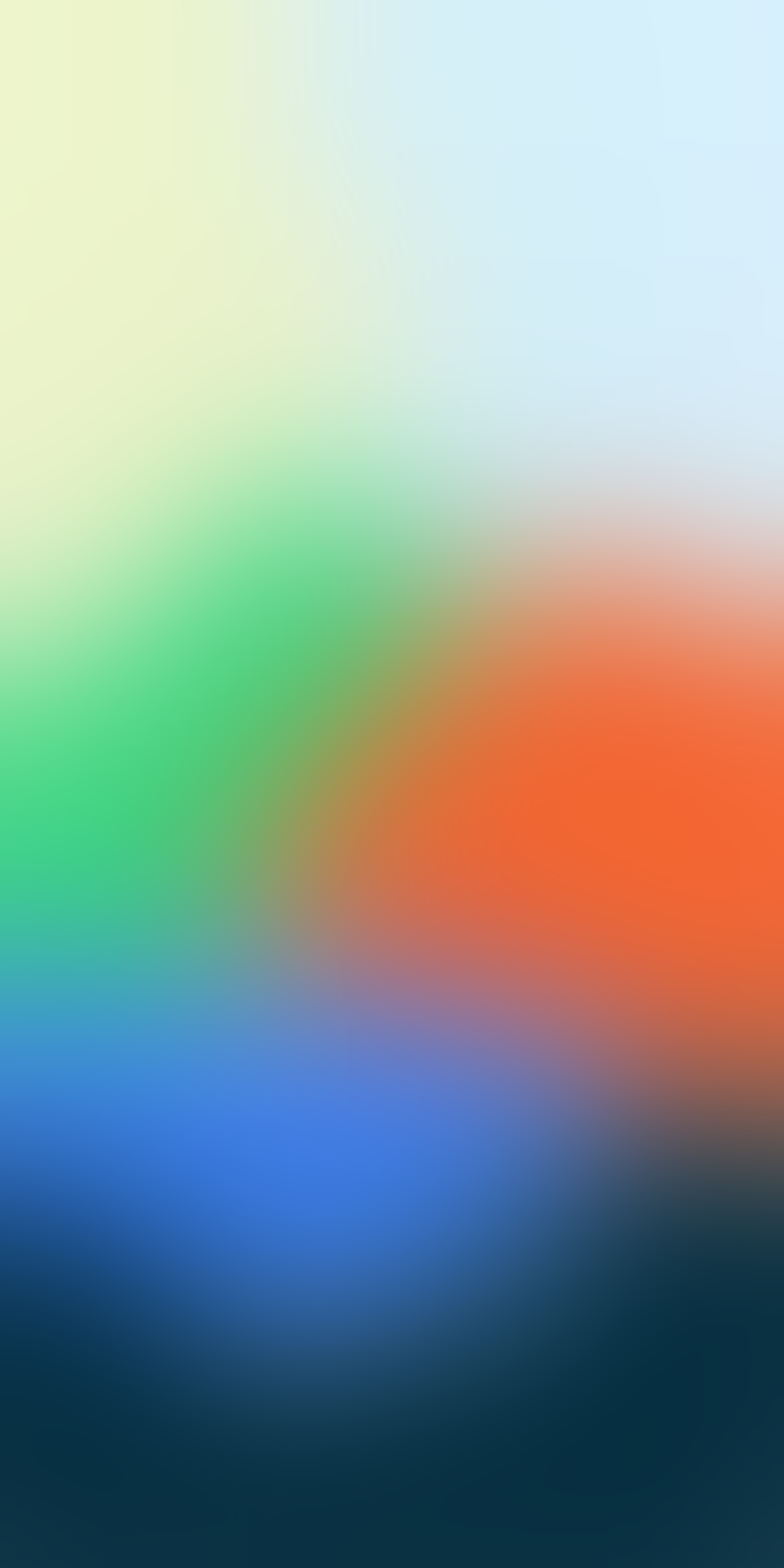 Sfondo sfumato astratto colorato, 1440x2880 Verticale, iPhone Air