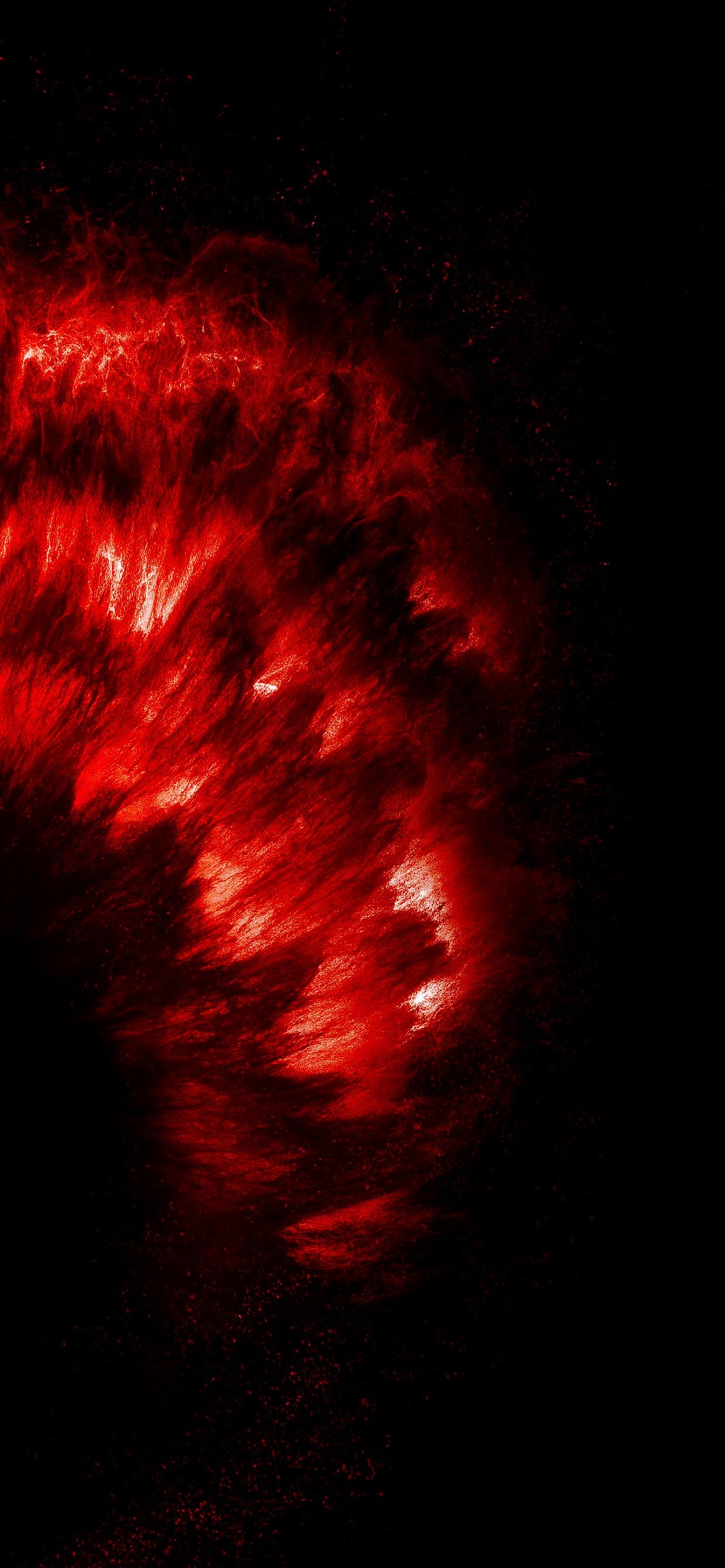 Texture astratta rossa fumo, 1242x2688 Full HD Verticale, iPhone Plus