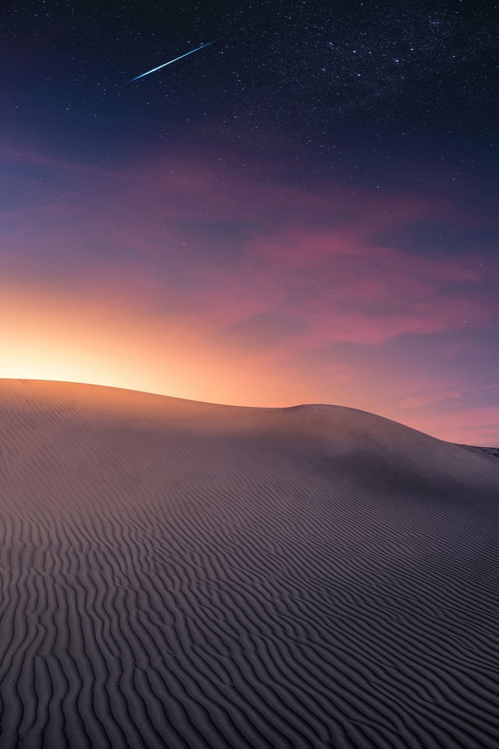 Dune deserto tramonto stellato, sfondi iPhone, 1000x1500 Full HD Verticale, iPhone Air