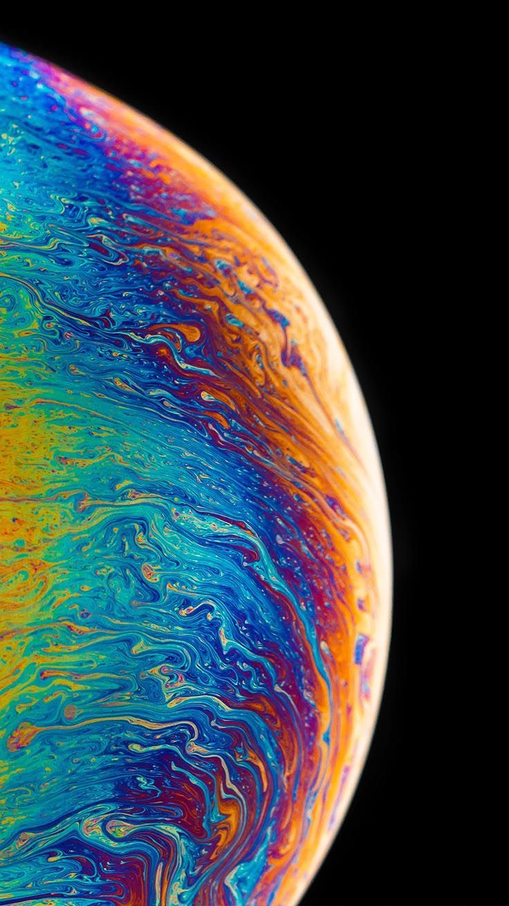 Bolla astratta colorata sfera, 736x1308 Full HD Verticale, iPhone