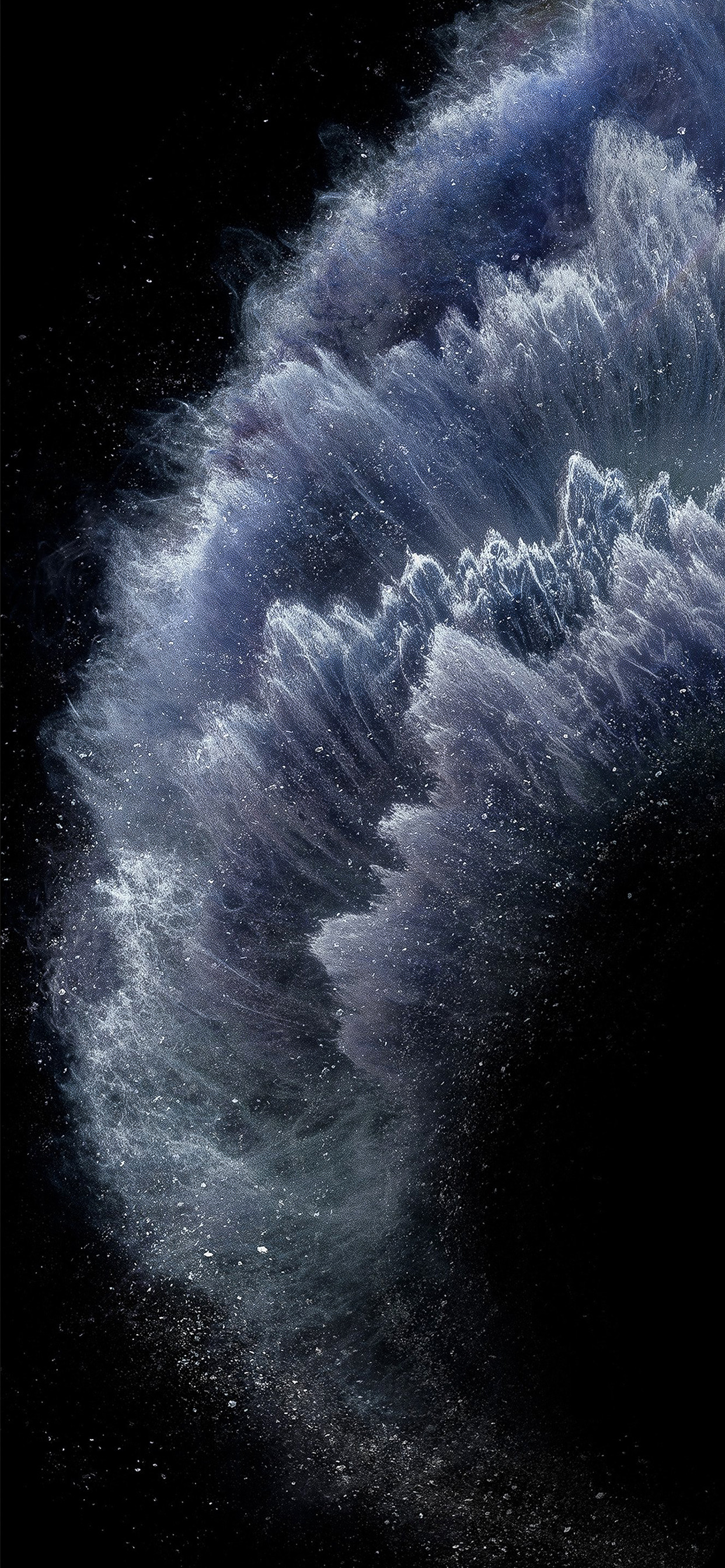 Onda astratta blu scuro, 1242x2688 Full HD Verticale, iPhone Air