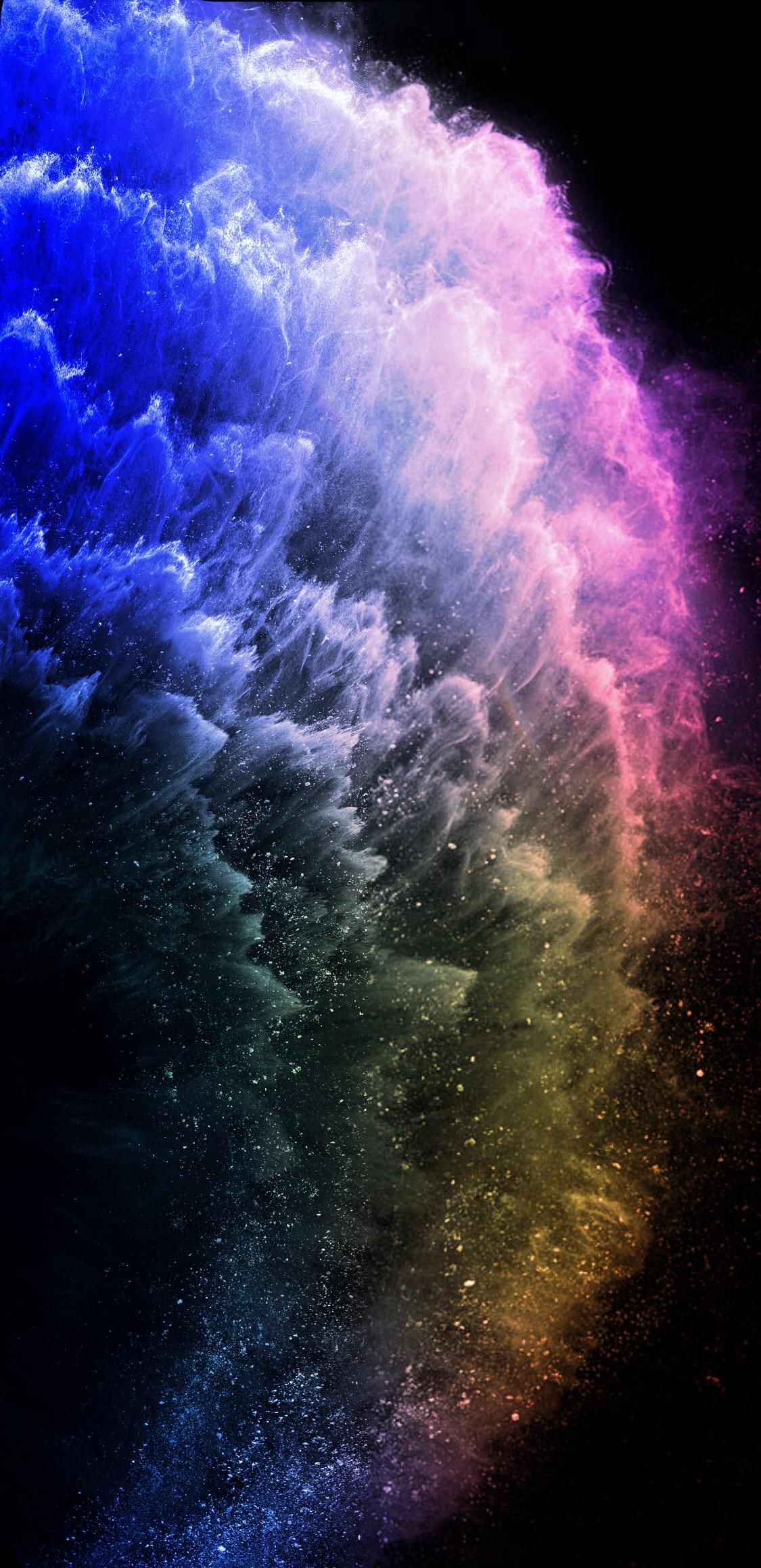 Nuvola fumo colorata astratta, 1125x2317 Full HD Verticale, iPhone