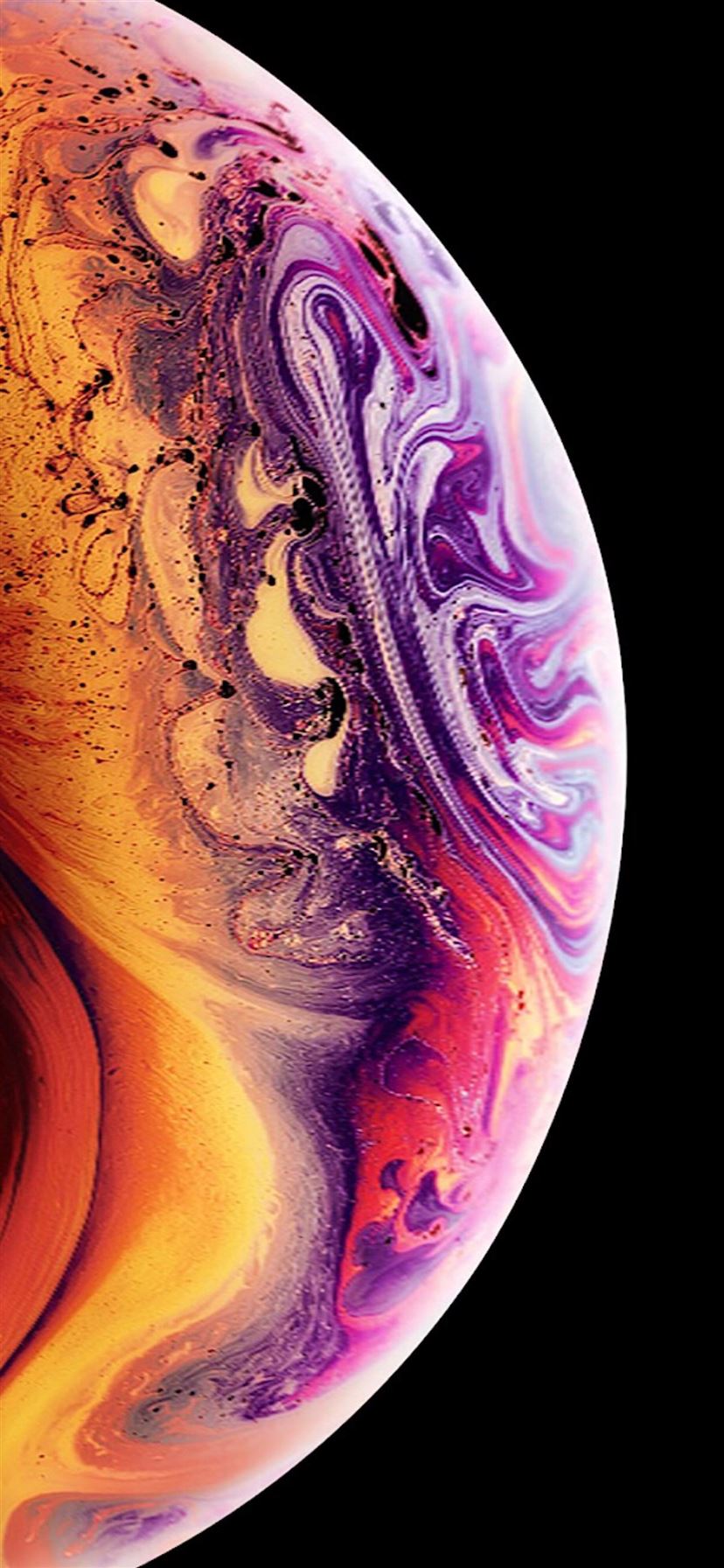 Sfera astratta multicolore sfumata, 828x1792 Full HD Verticale, iPhone Air