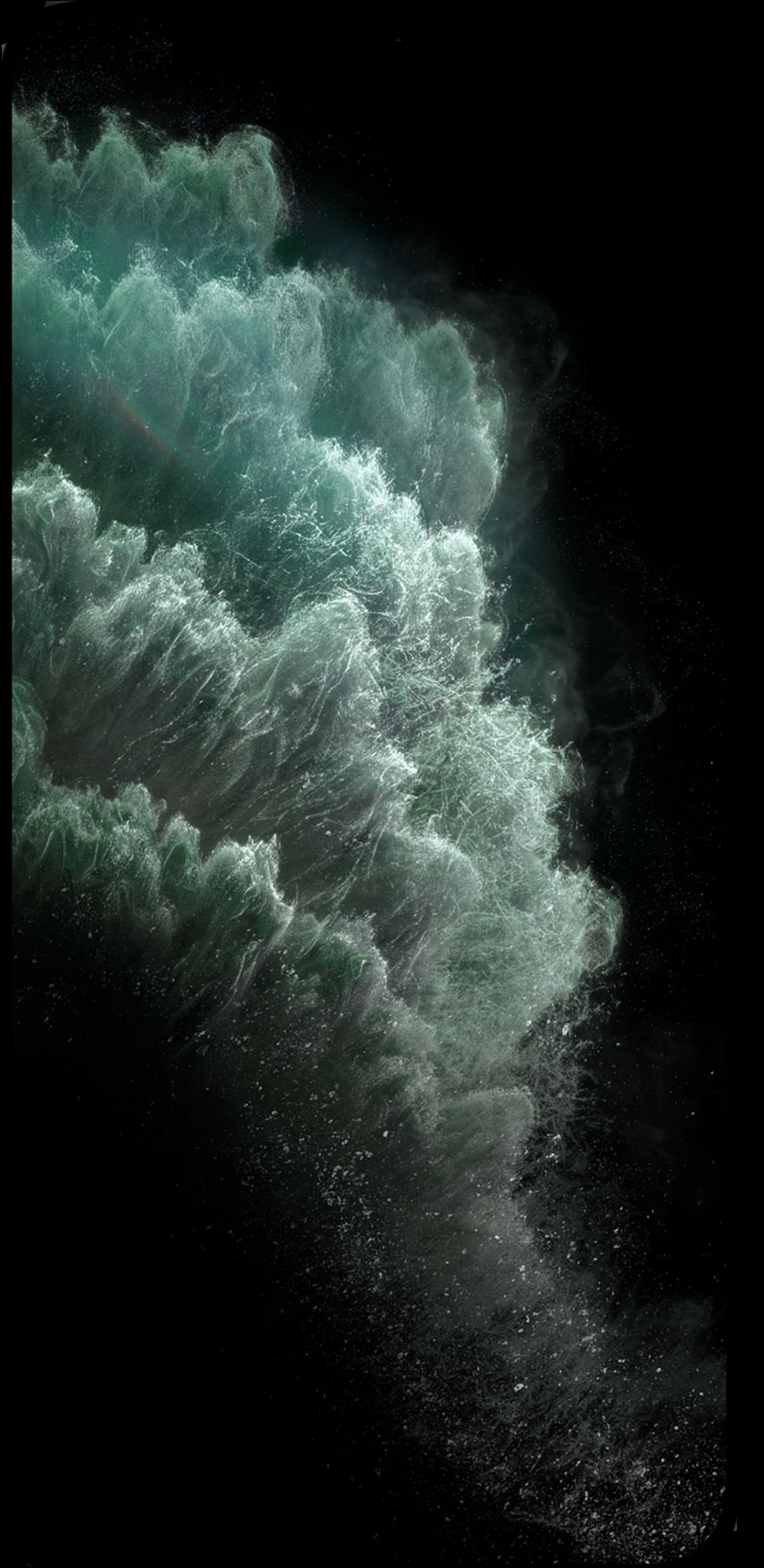 Onda acqua scura astratta, 1950x4000 Full HD Verticale, iPhone