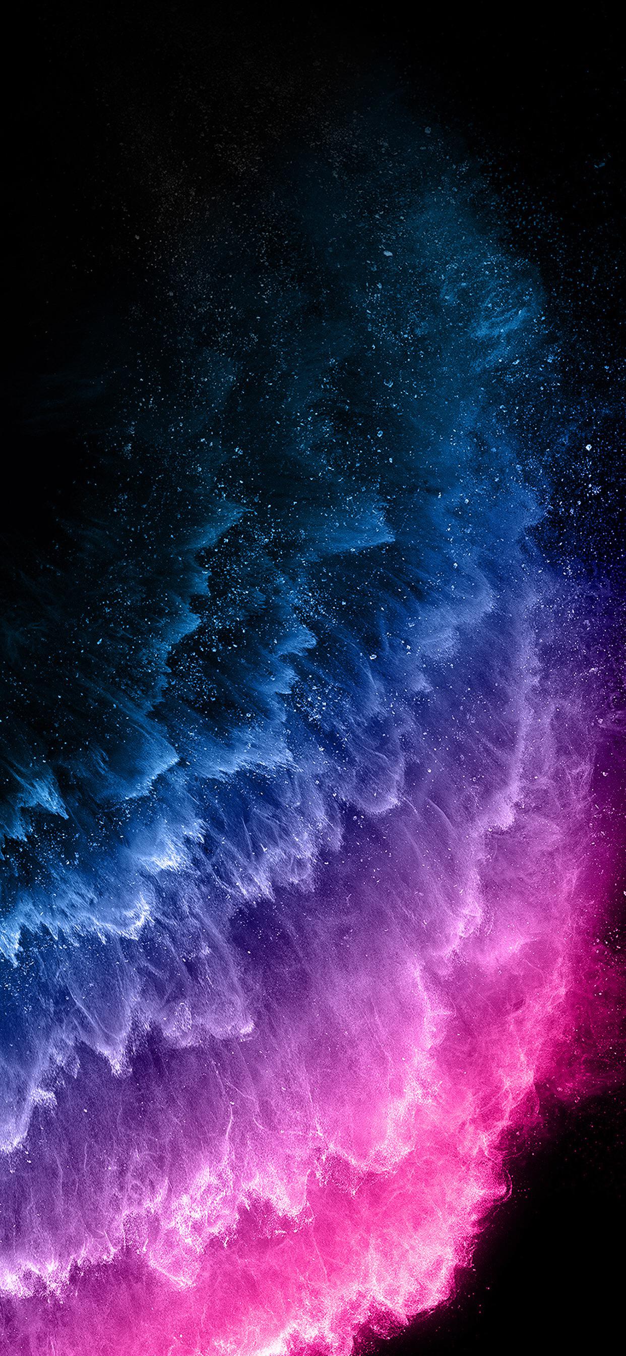 Logo Apple colorato sfondo nero, Cupertino, 1080x2337 Full HD Verticale, iPhone Pro Max