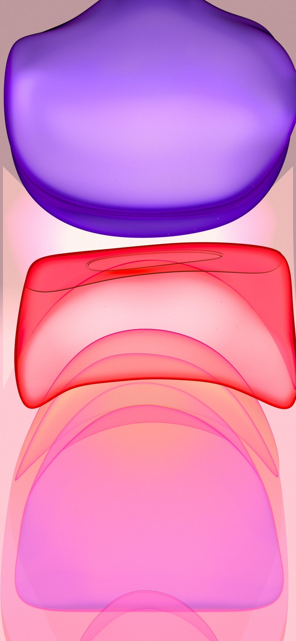Forme astratte rosa e grigio, 998x2159 Full HD Verticale, iPhone Pro