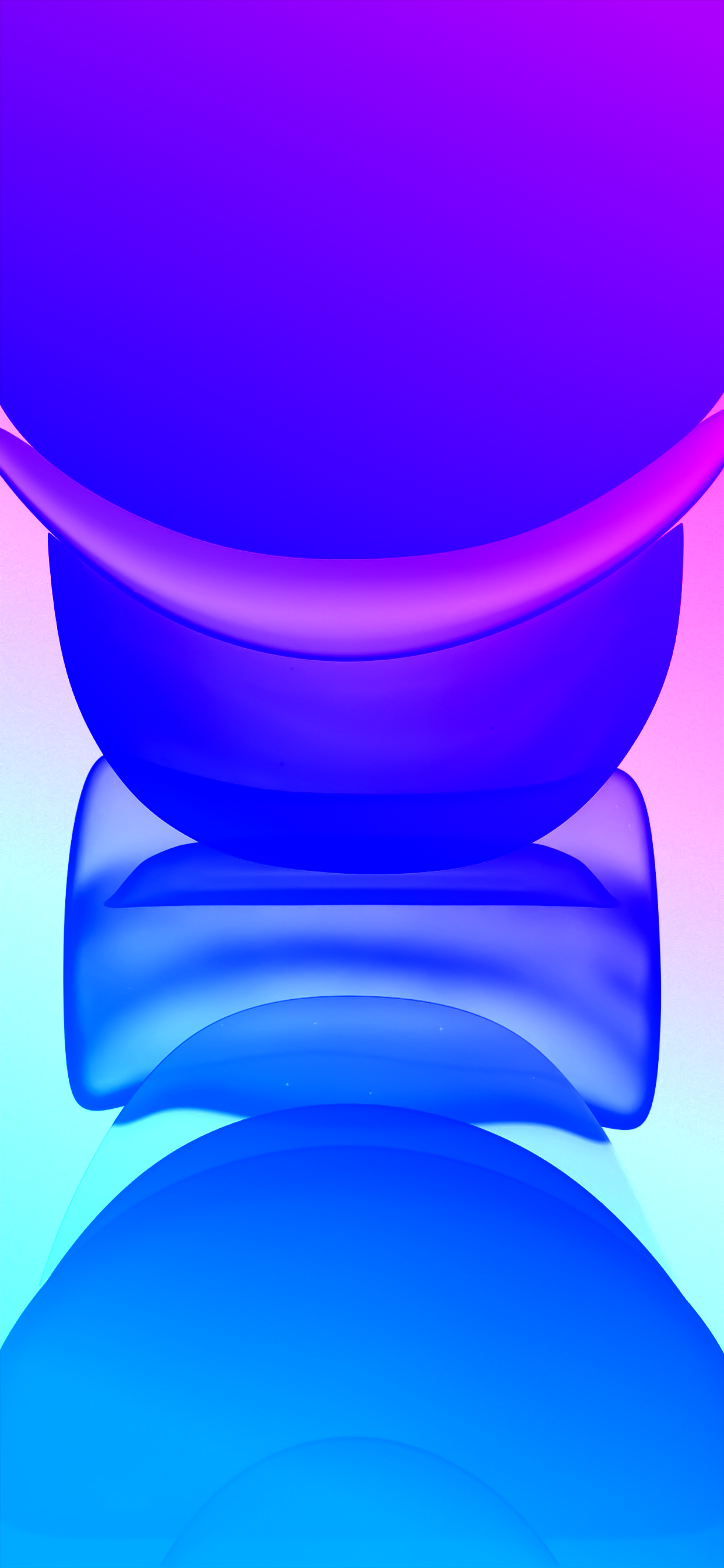 Sfere astratte blu viola, 1242x2688 Full HD Verticale, iPhone Air