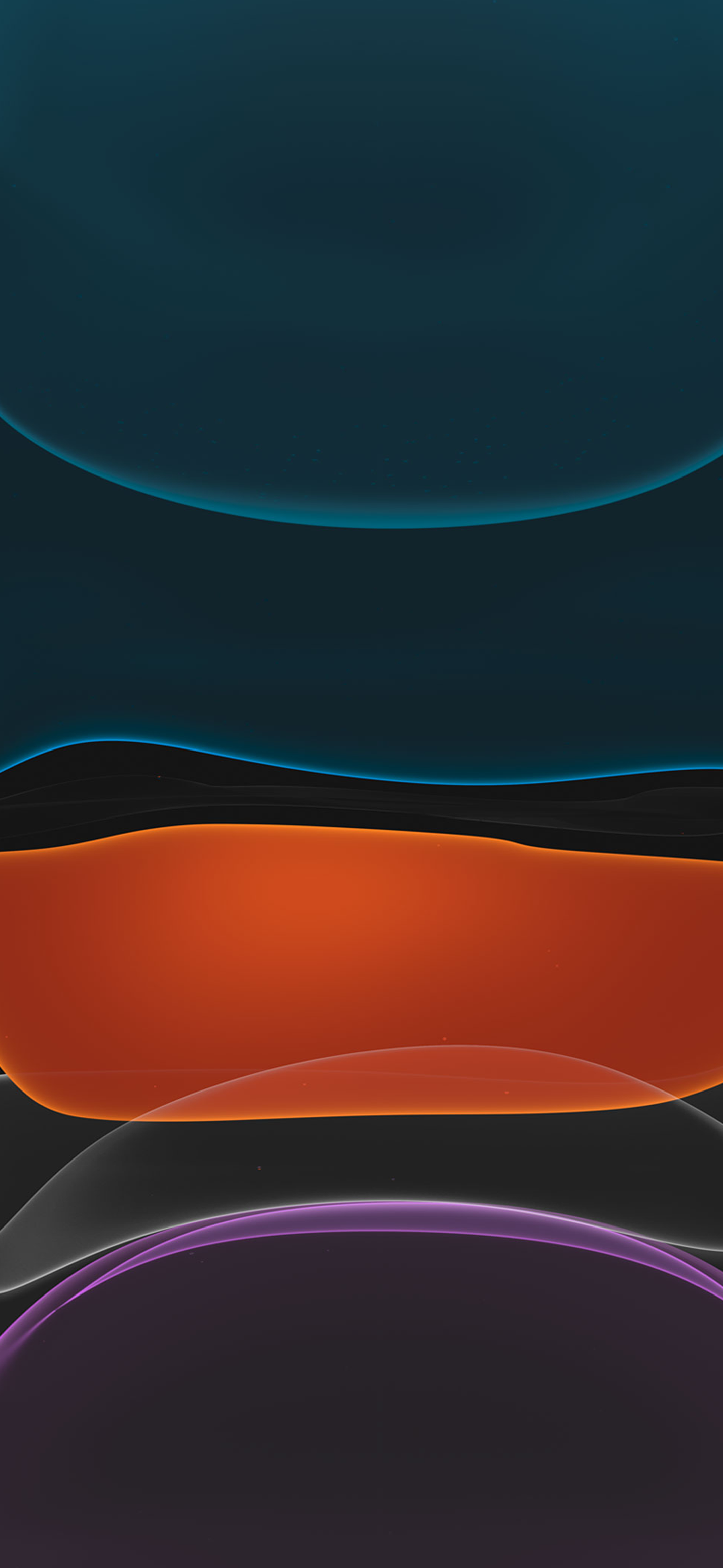 Curve astratte blu arancione viola, 1436x3113 Full HD Verticale, iPhone Pro Max