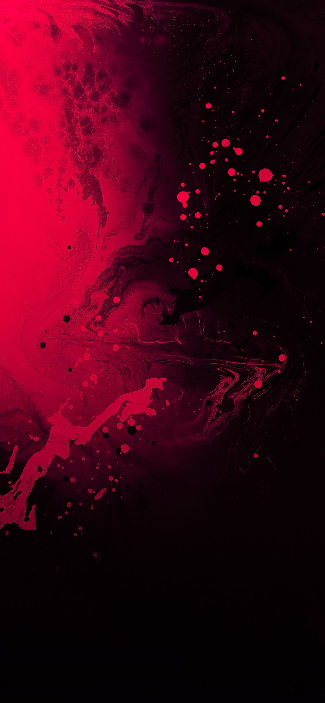 Astratto rosso e nero sfumato, 1125x2436 Full HD Verticale, iPhone Air