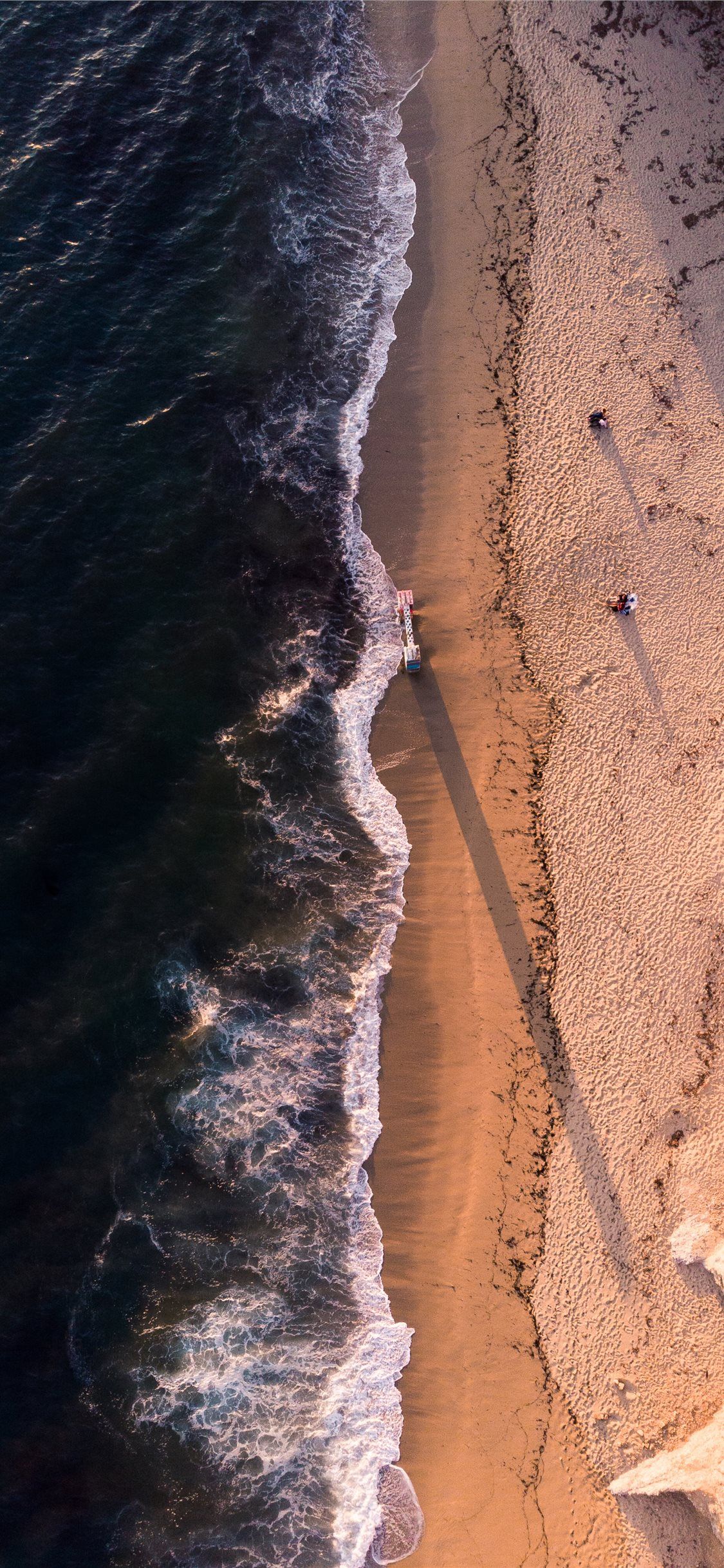 Spiaggia vista dall'alto, 1125x2436 Full HD Verticale, iPhone