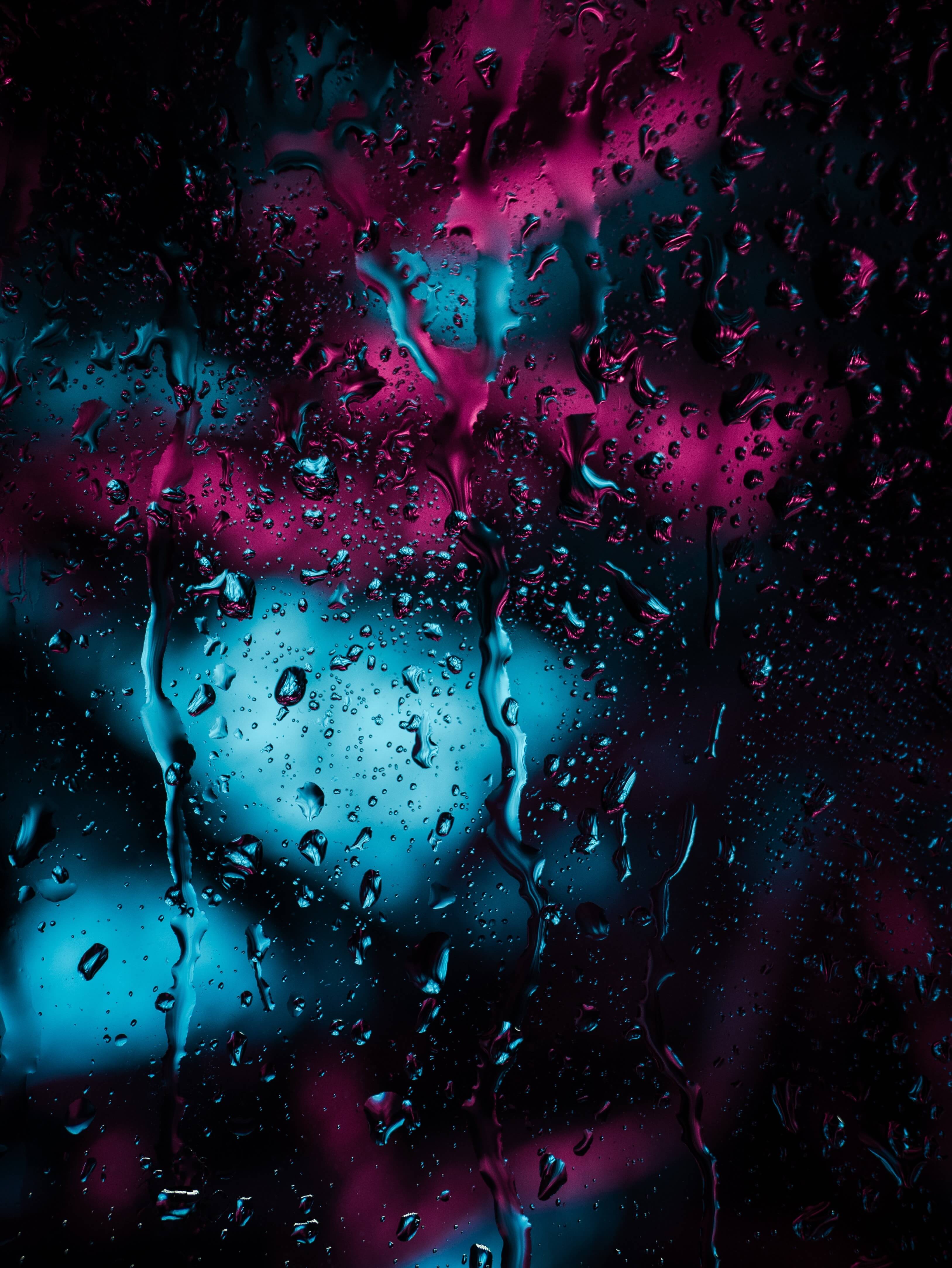 Gocce di pioggia su vetro, 3254x4333 Full HD Verticale, iPhone Pro Max