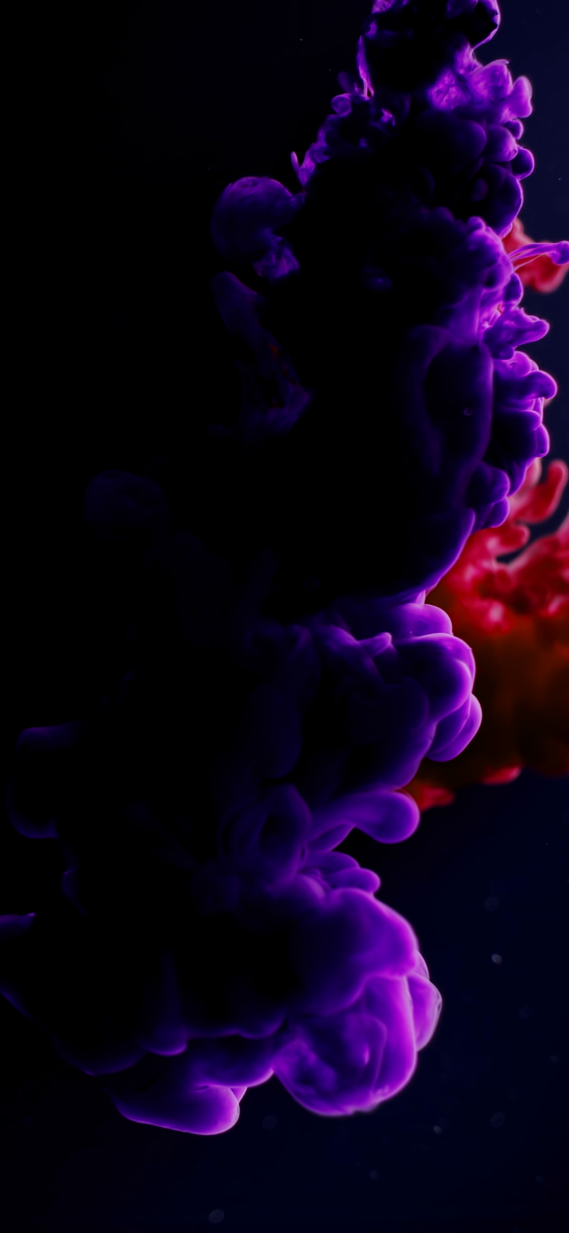 Fumo viola e rosso, 1125x2436 Full HD Verticale, iPhone