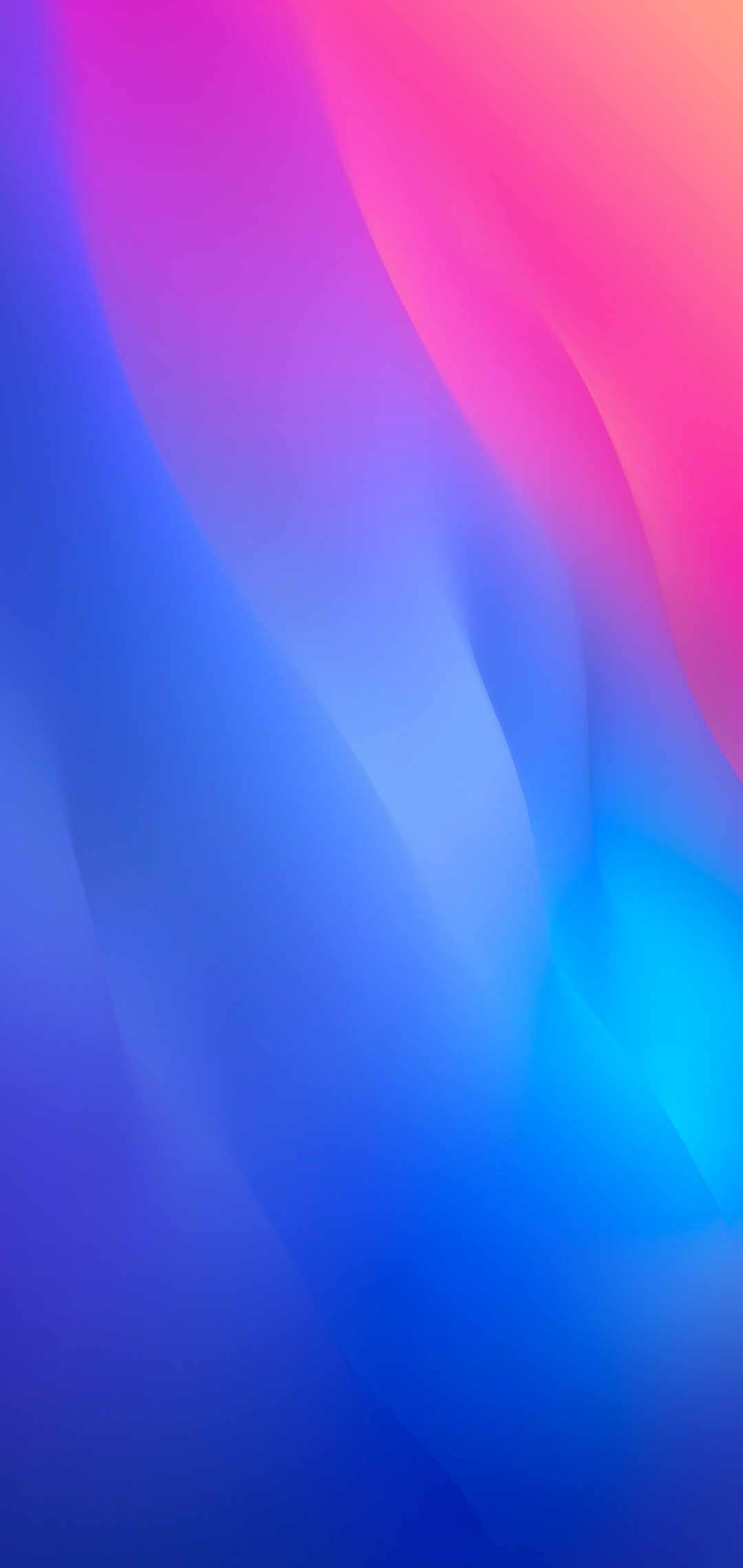 Sfondo astratto sfumato blu rosa, 1080x2280 Verticale, iPhone Pro Max