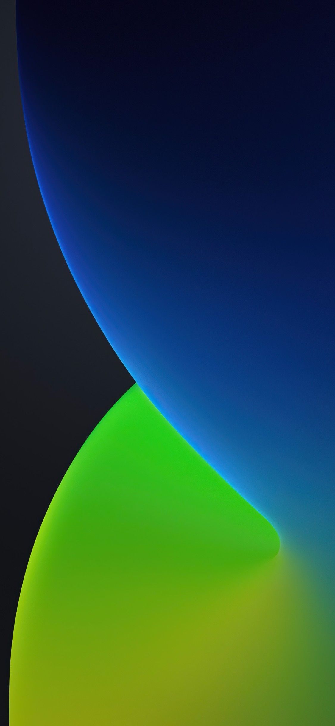 Sfere astratte blu verde, 1125x2436 Full HD Verticale, iPhone Plus