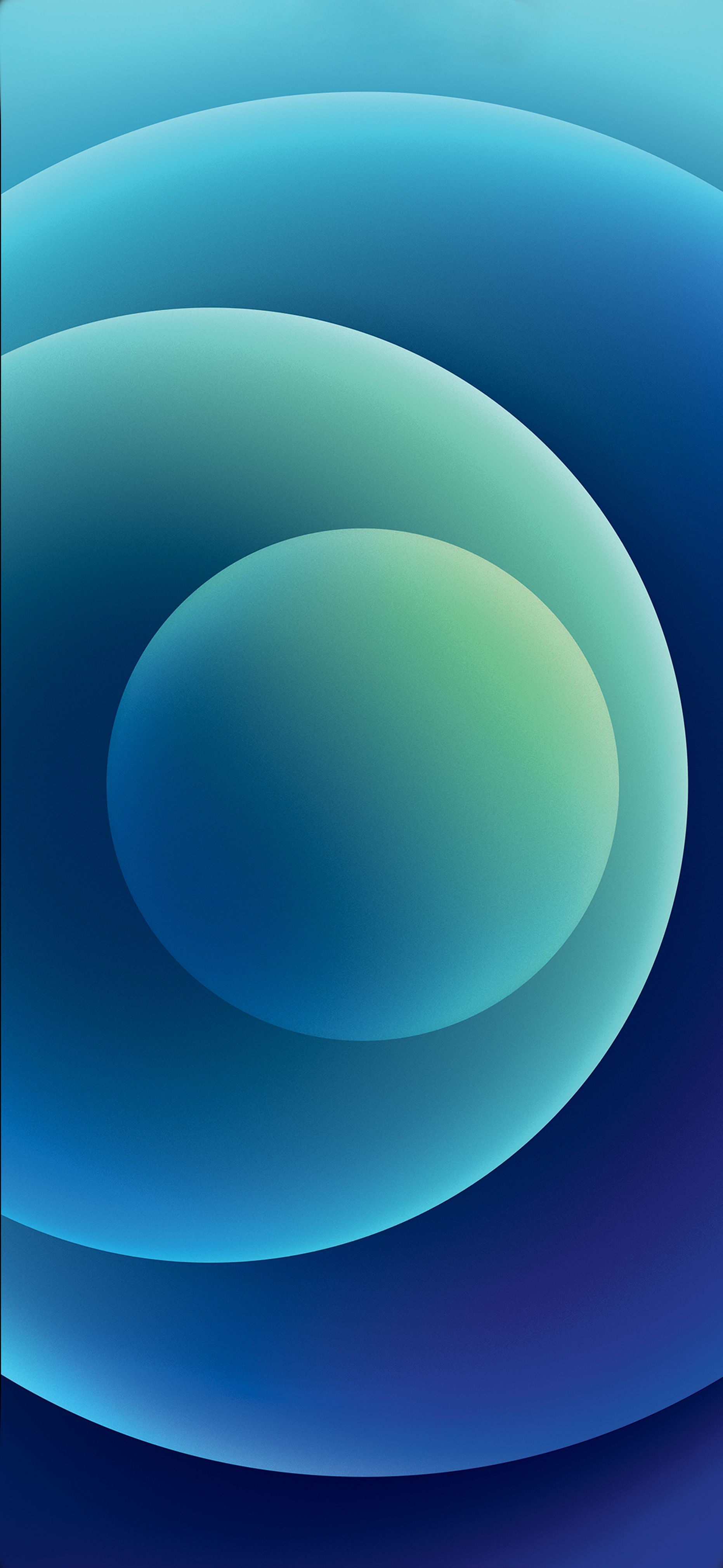 Sfera astratta blu verde, 1863x4041 Full HD Verticale, iPhone Pro