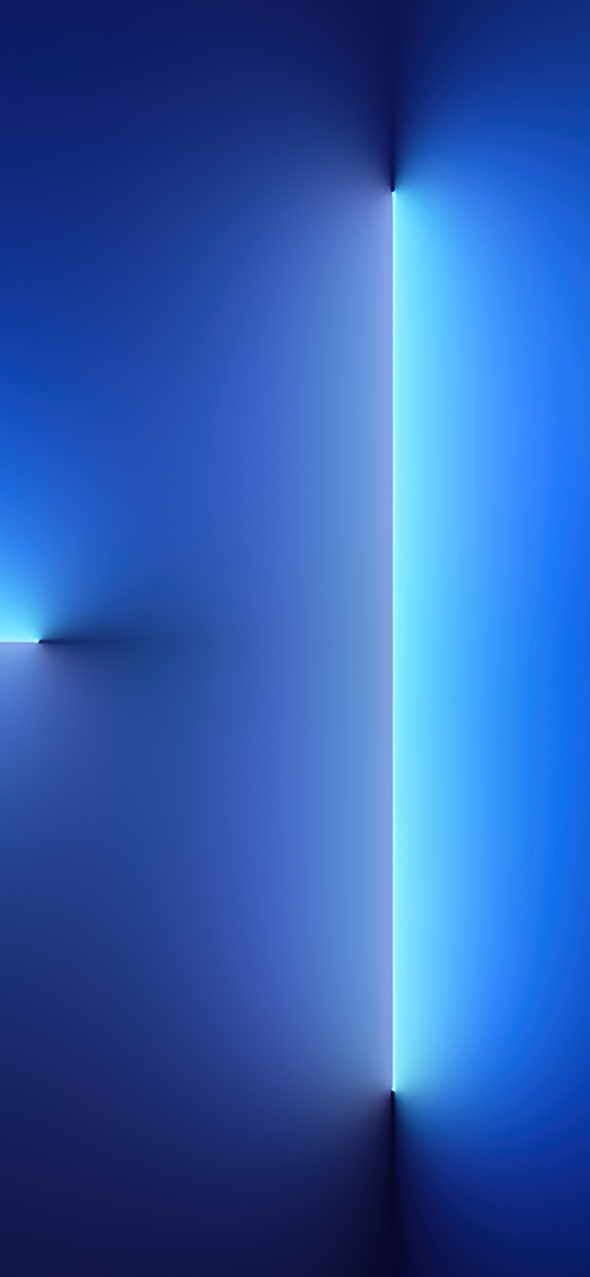 Linea di luce blu neon, 1170x2532 Full HD Verticale, iPhone Plus