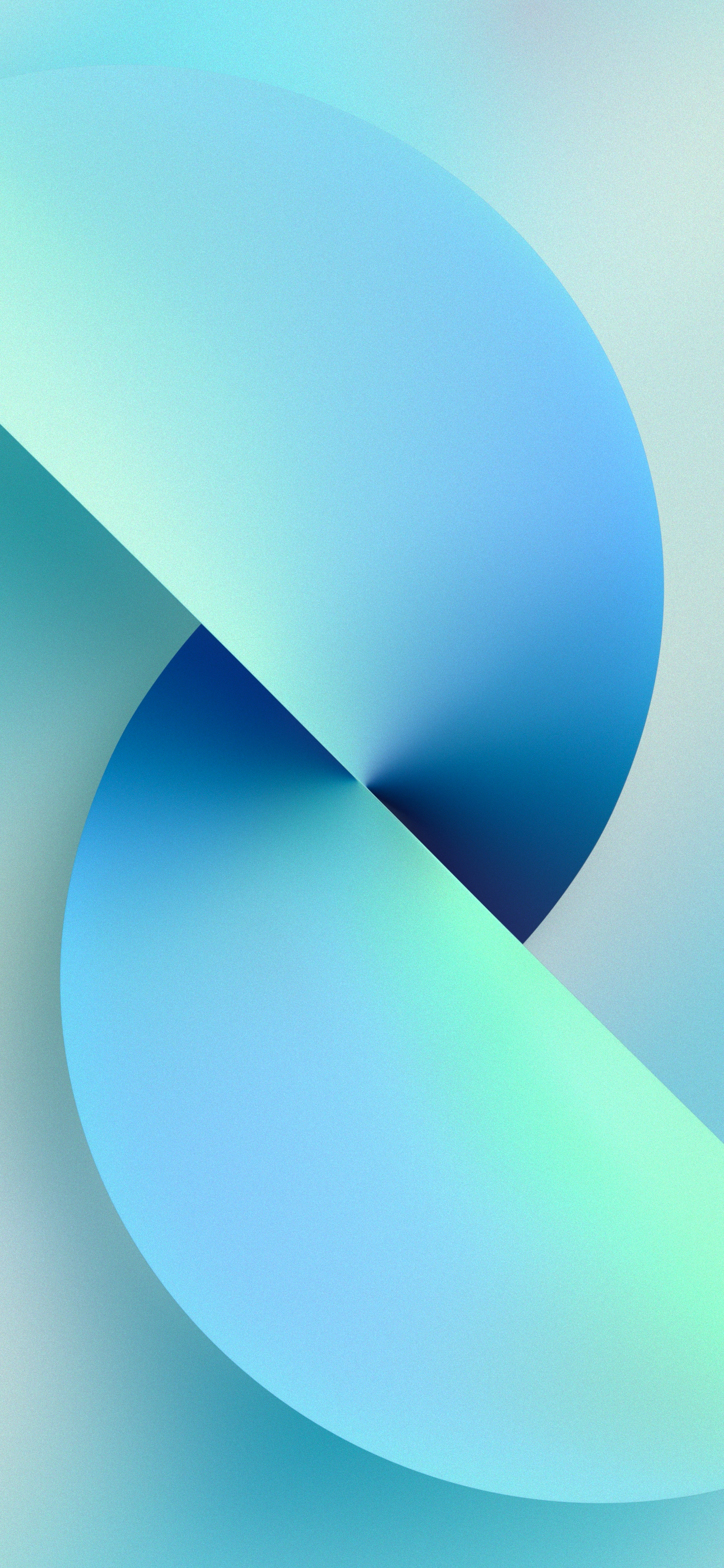 Cerchi astratti blu turchese, 1404x3040 Full HD Verticale, iPhone