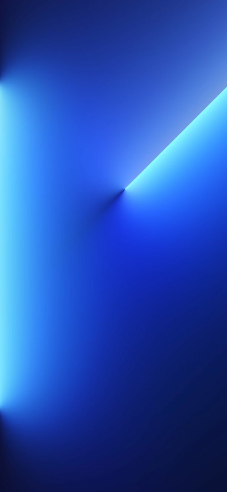 Sfondo astratto blu luminoso, 750x1624 Verticale, iPhone Pro Max