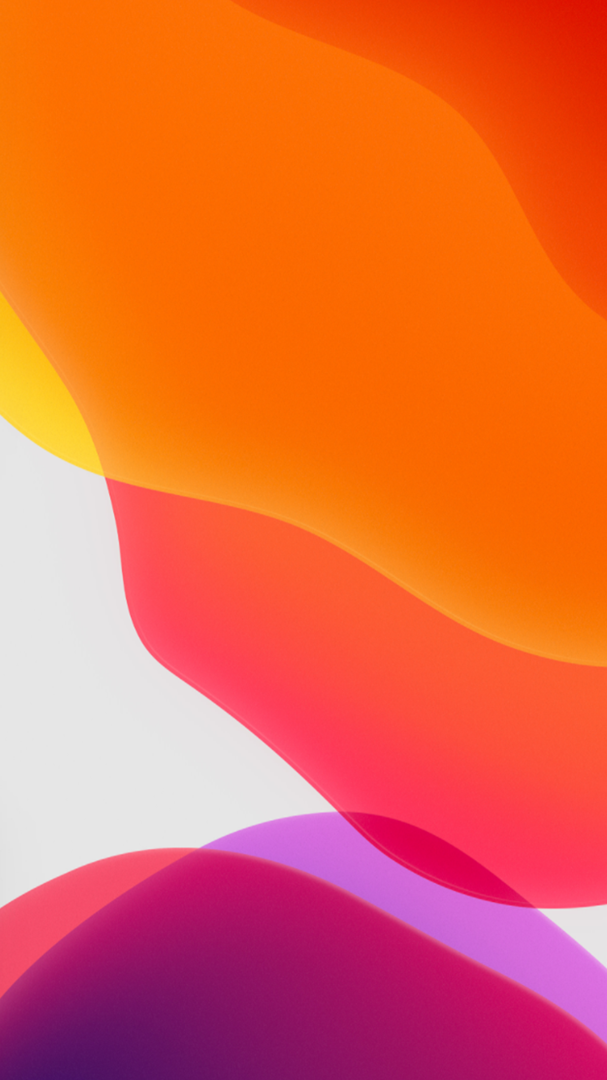 forme astratte arancioni e viola, 1242x2208 Full HD Verticale, iPhone Pro Max