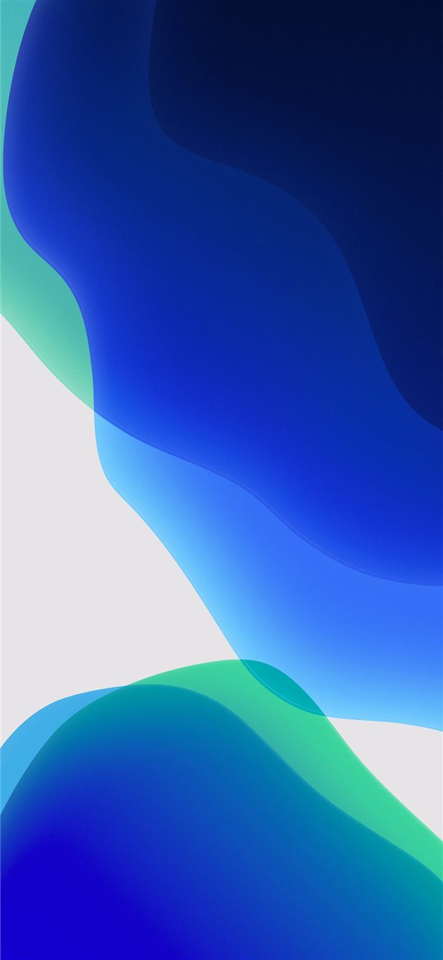 Onde astratte blu verde, 640x1385 Verticale, iPhone