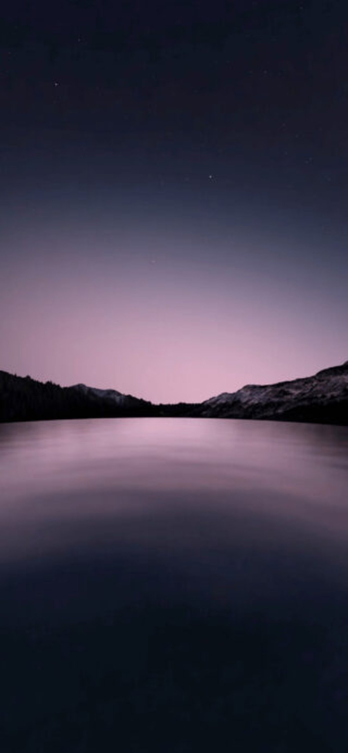 lago al crepuscolo viola, 1200x2598 Verticale, iPhone Pro Max