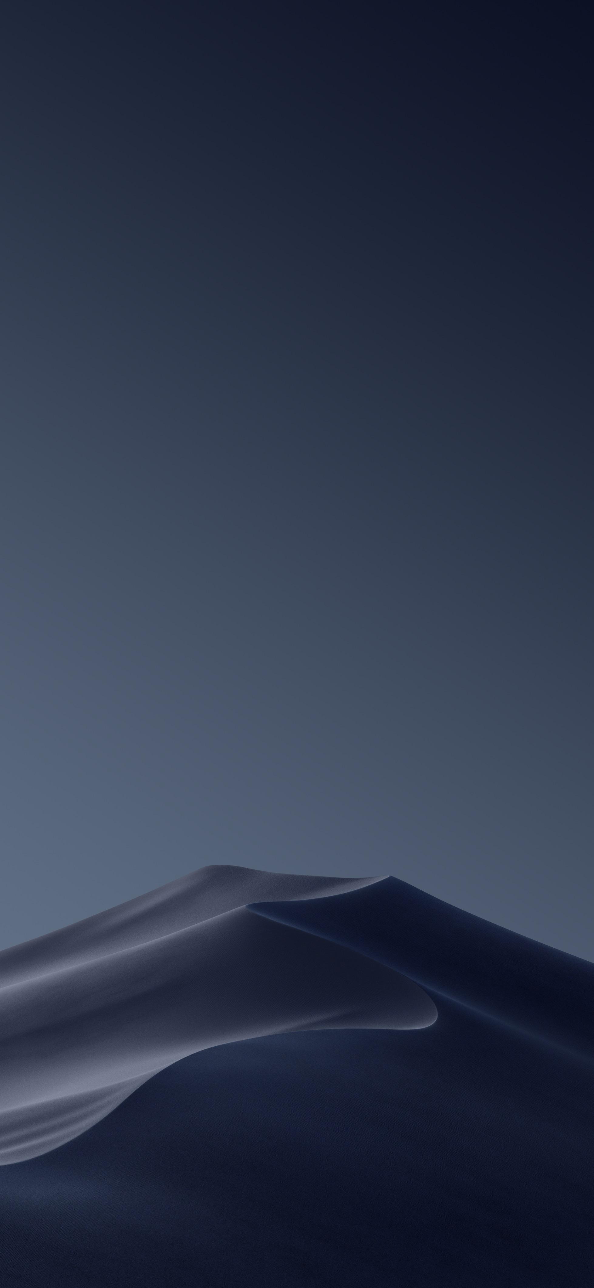 Duna deserto blu scuro, 1958x4242 Verticale, iPhone Air