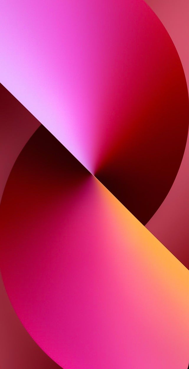 Onde astratte rosa magenta, 640x1251 Verticale, iPhone Plus