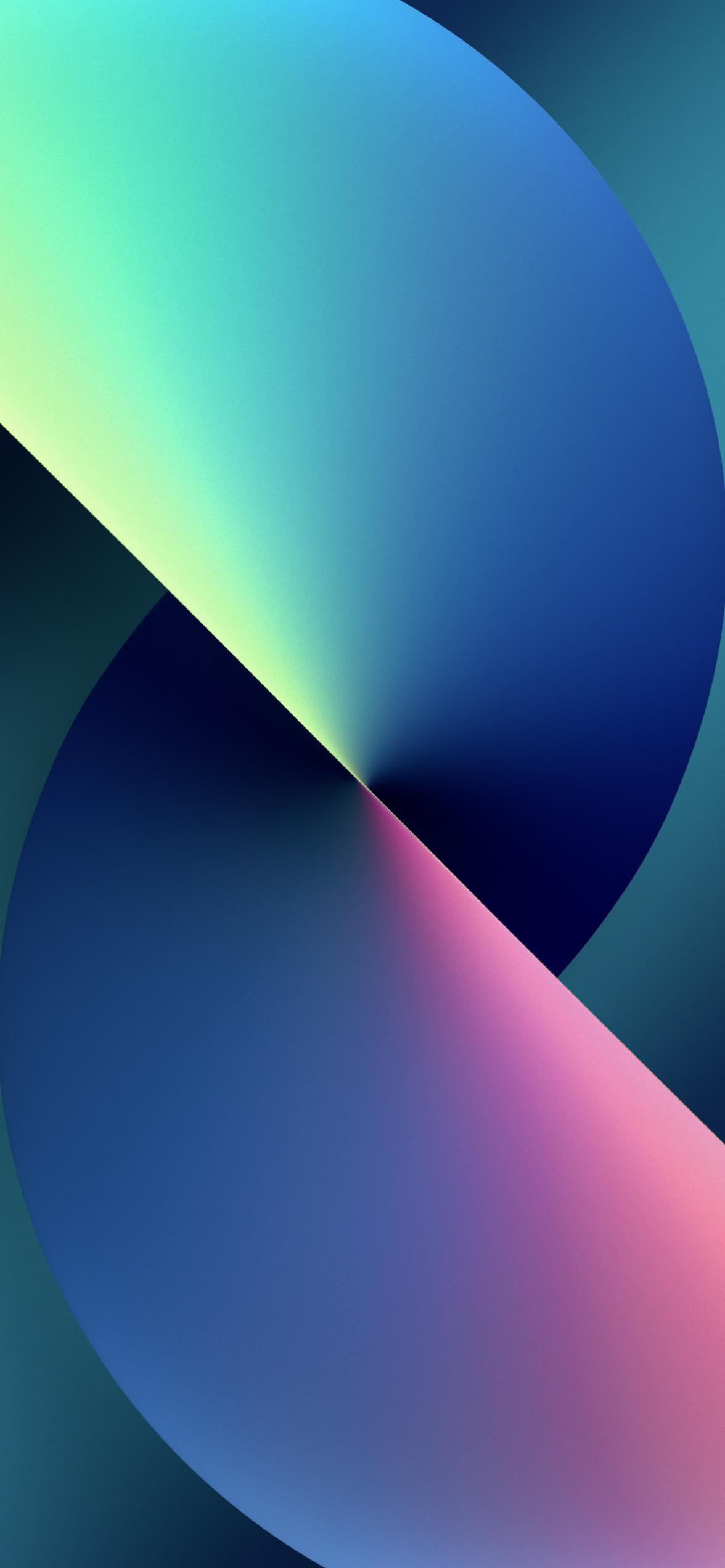 Sfondo astratto blu iridescente, 1176x2544 Full HD Verticale, iPhone Plus