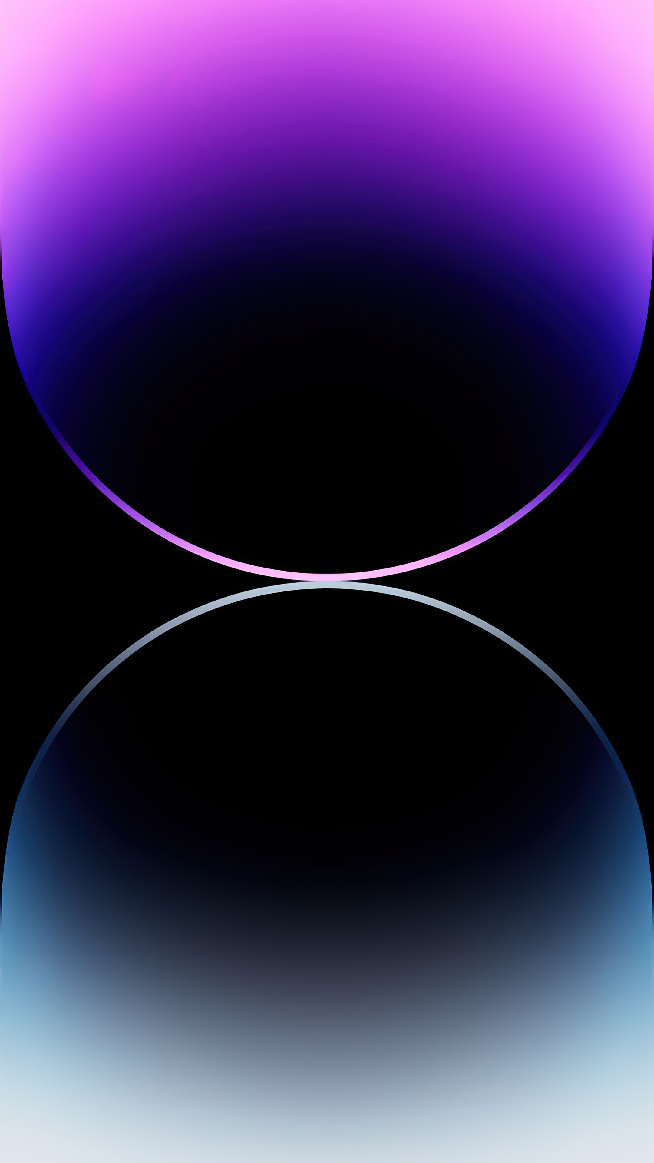 Sfera astratta viola riflessa, 2160x3840 Verticale, iPhone Air