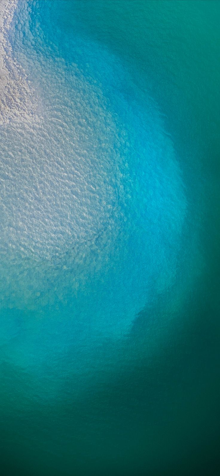 Onda acqua turchese astratta, 736x1592 Verticale, iPhone Pro Max