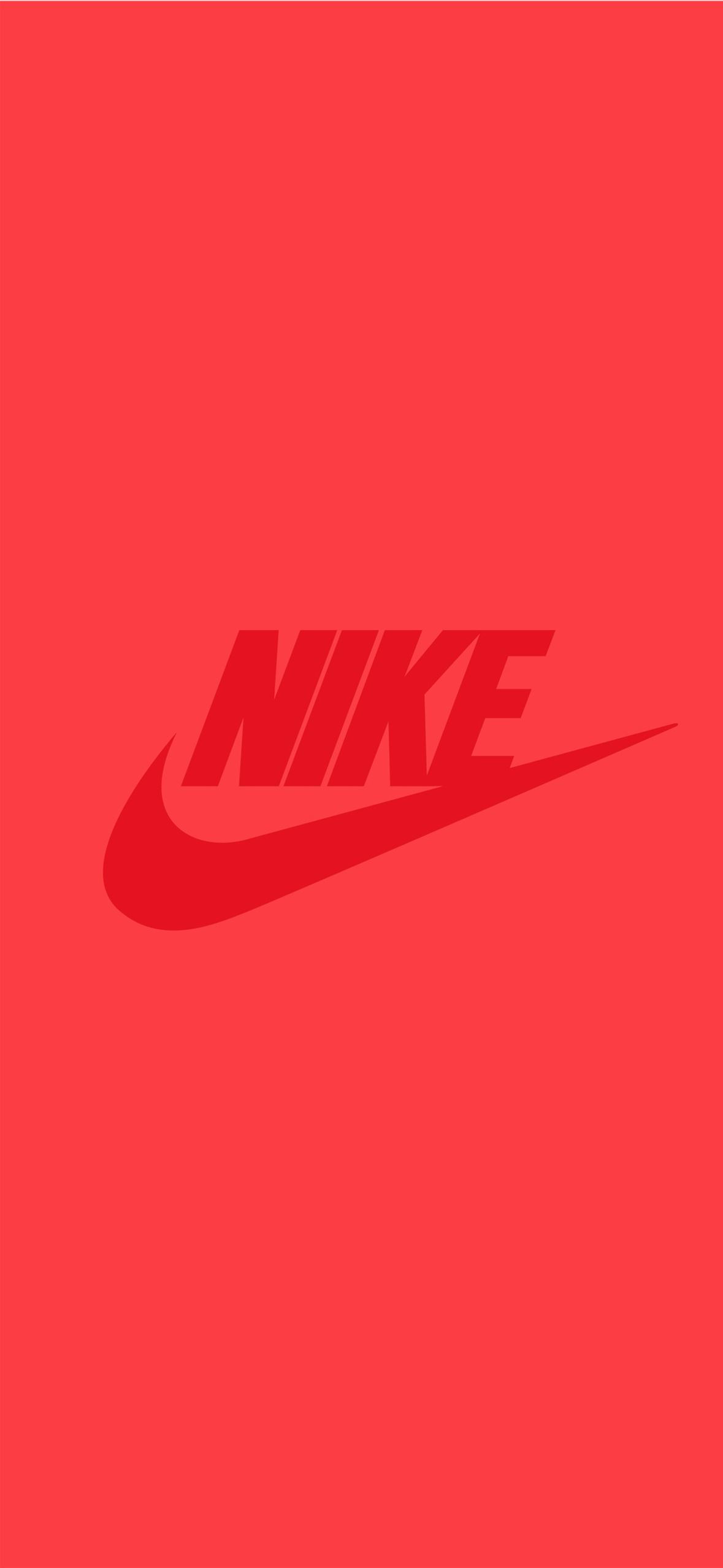Logo Nike rosso, swoosh, 1179x2556 Full HD Verticale, iPhone Pro Max