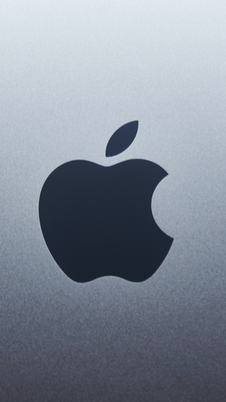 Logo Apple grigio, Cupertino, 720x1280 Full HD Verticale, iPhone Air