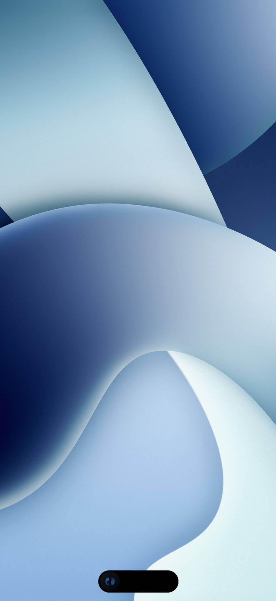 Onde astratte blu 3D, 883x1920 Full HD Verticale, iPhone Pro