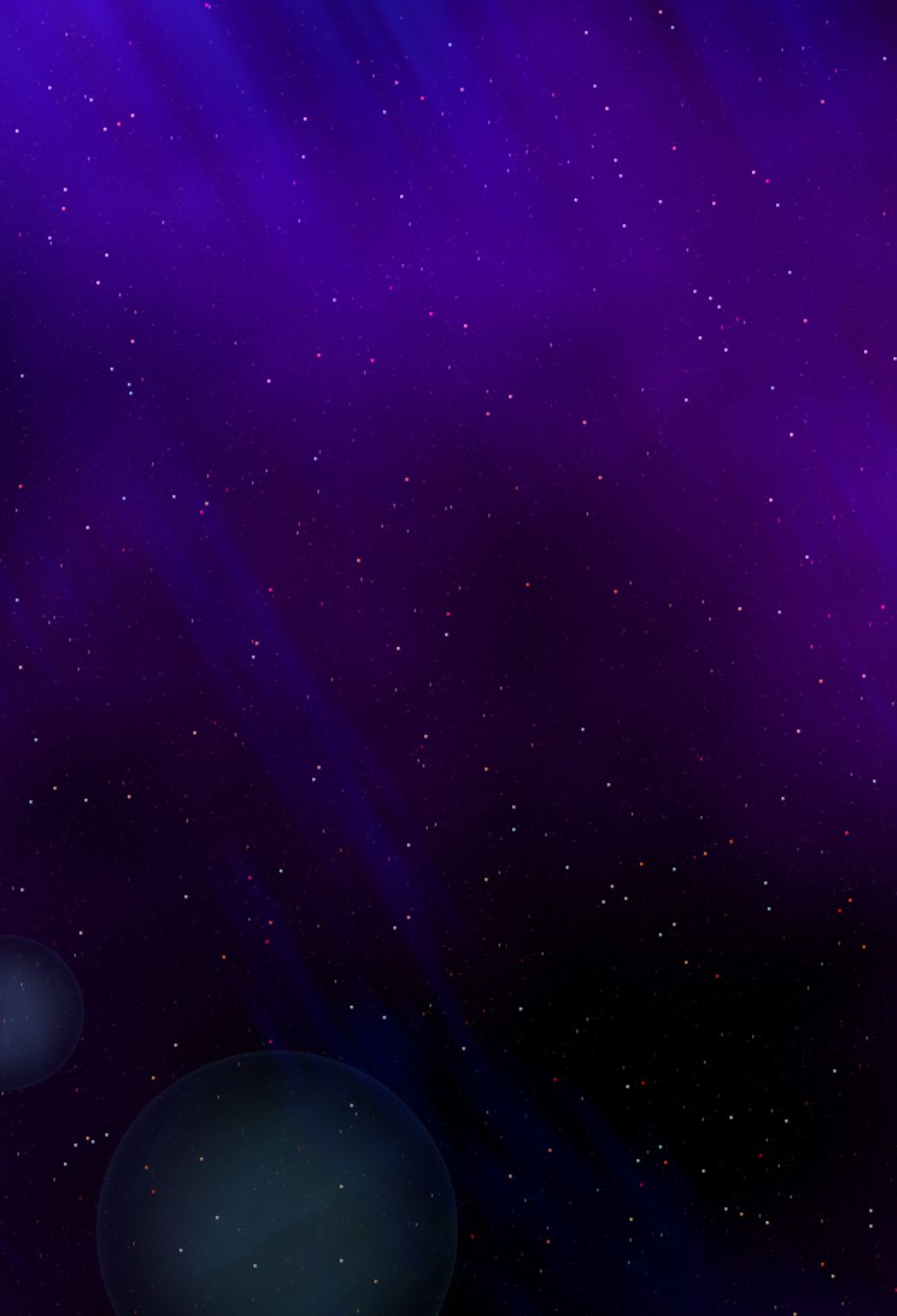 Cielo stellato viola scuro, 1040x1526 Full HD Verticale, iPhone