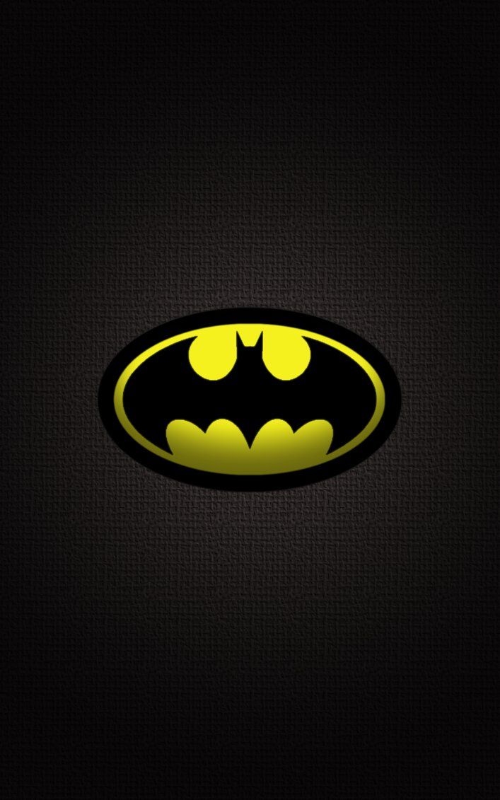 Logo Batman giallo nero, Gotham, 707x1131 Full HD Verticale, iPhone Air