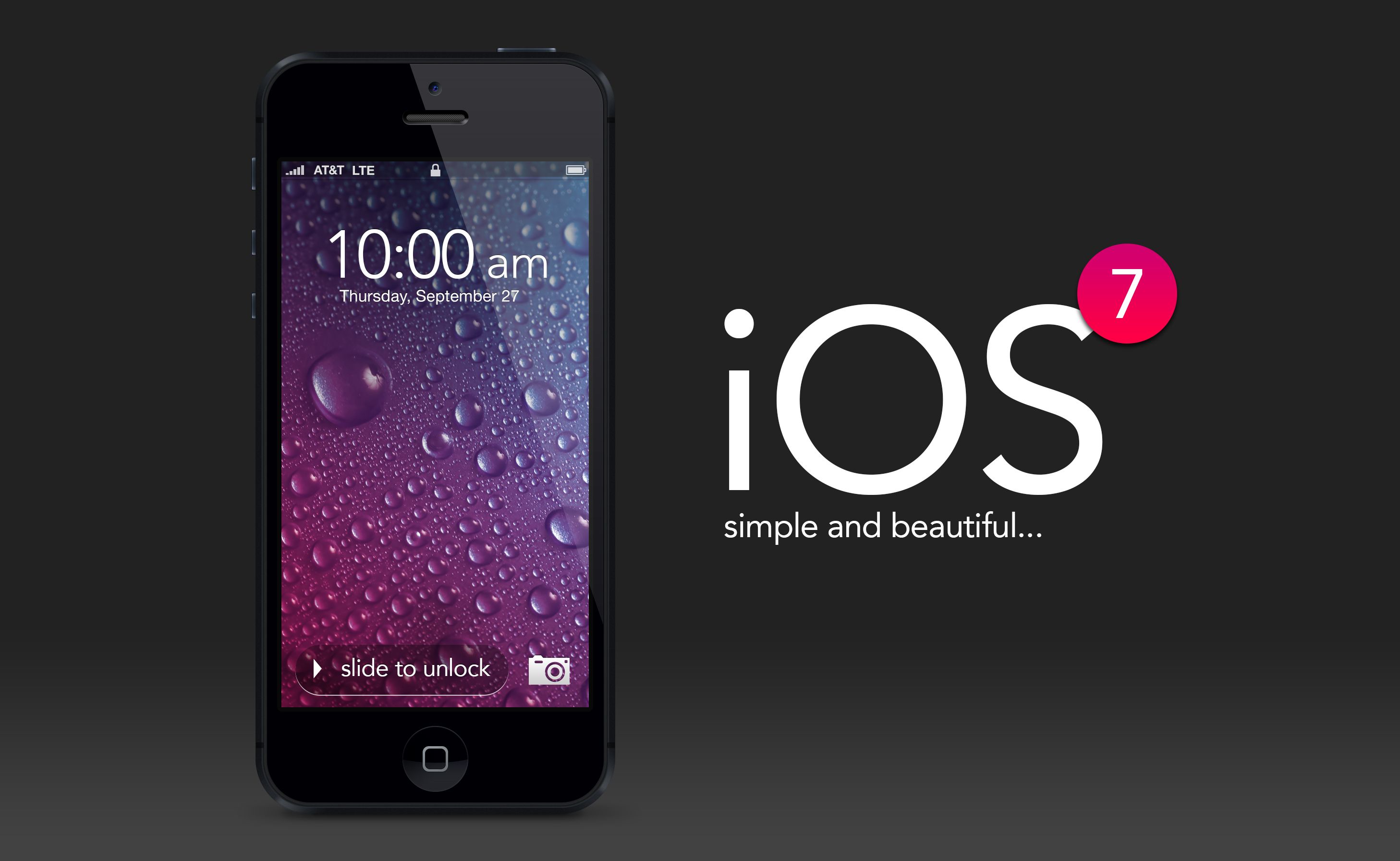 iPhone 5 iOS7 pubblicità, 2915x1792 WQXGA, Desktop