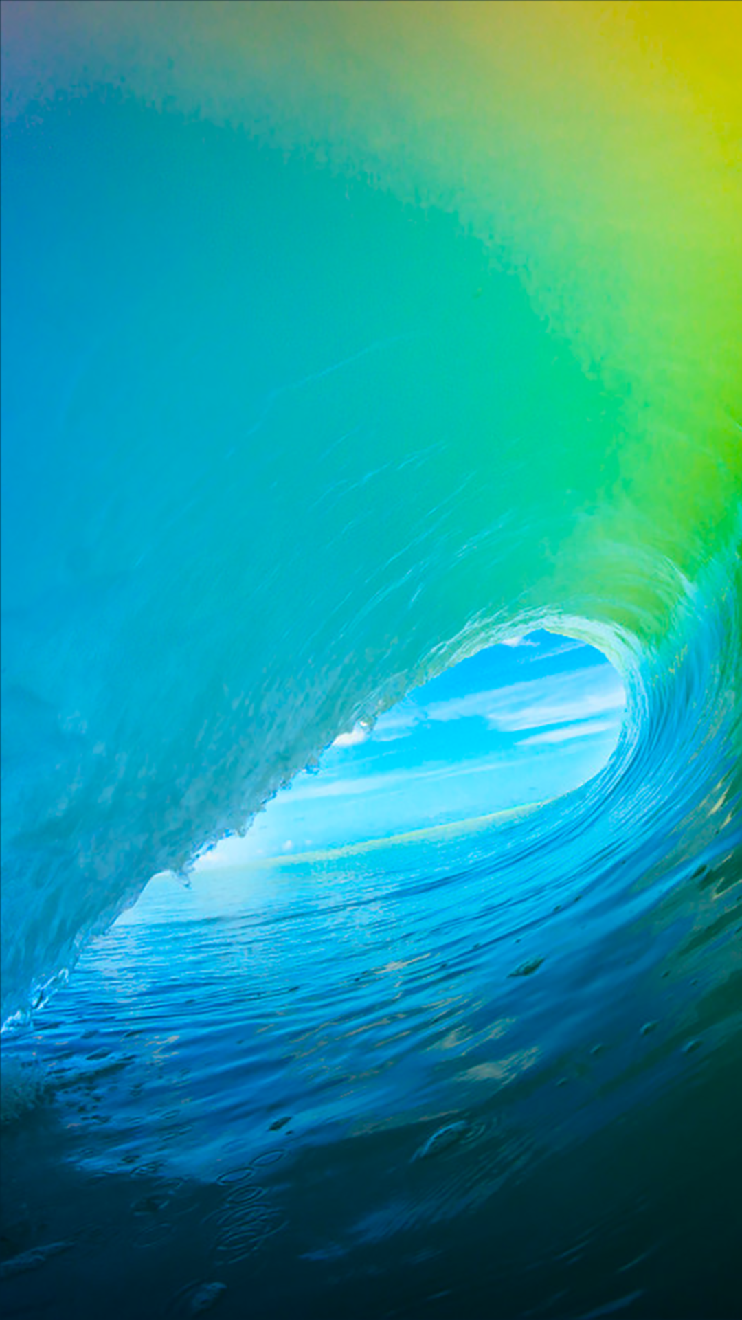 Onda oceano blu verde, 1080x1921 Full HD Verticale, iPhone