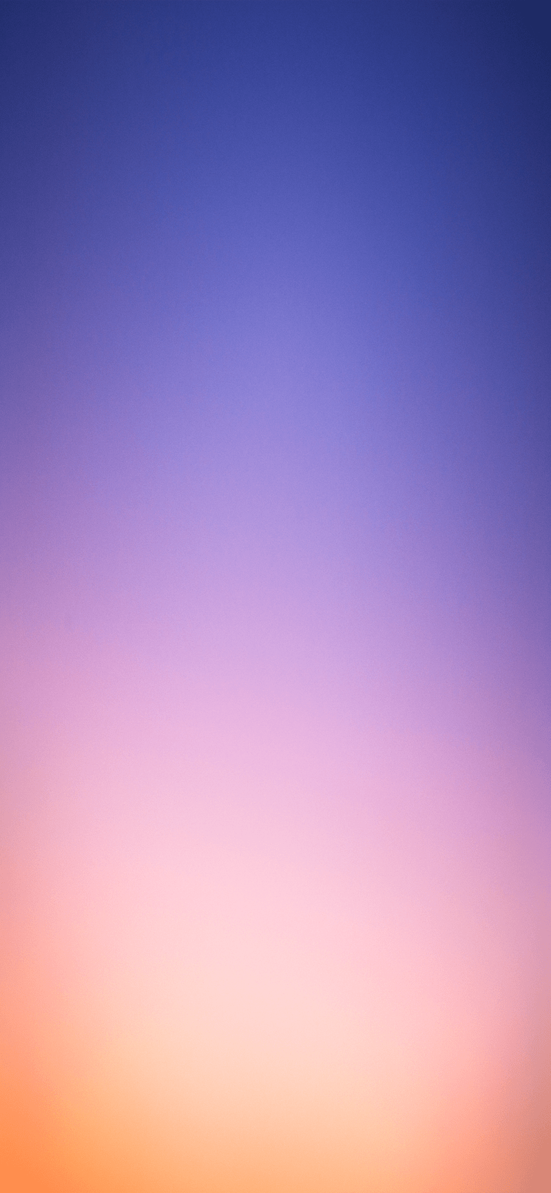 Gradiente tramonto viola arancione, 800x1732 Verticale, iPhone Pro Max