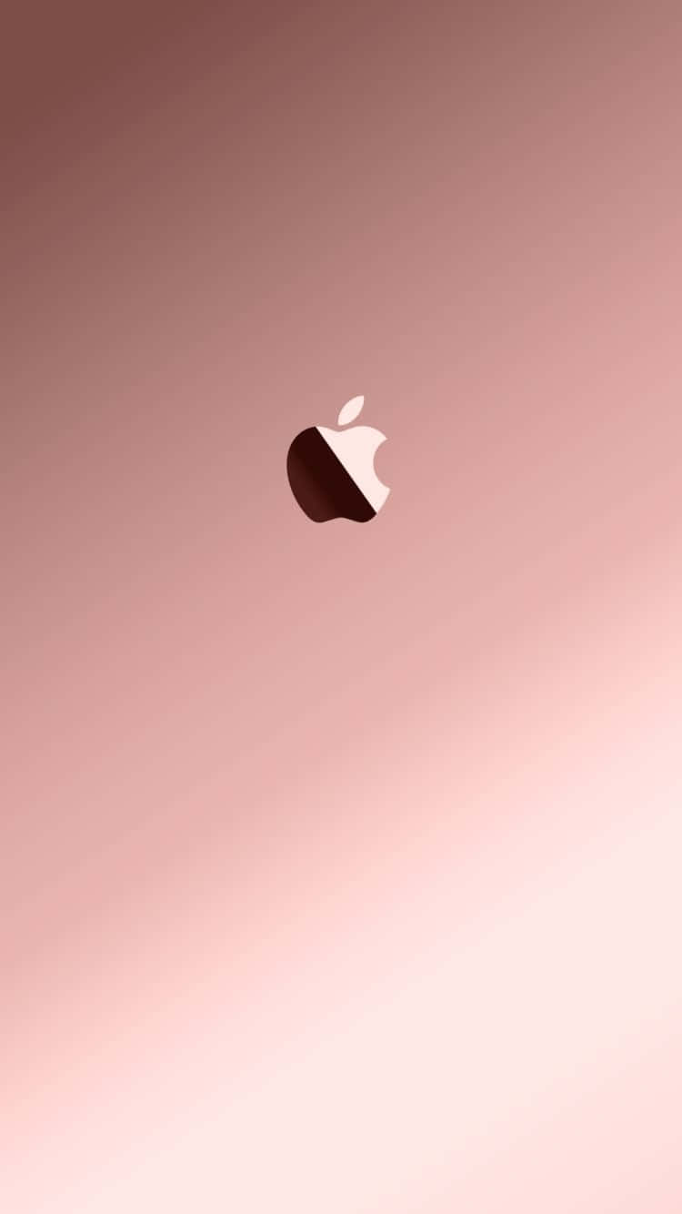 Logo Apple oro rosa, azienda tech, 750x1334 Verticale, iPhone Air