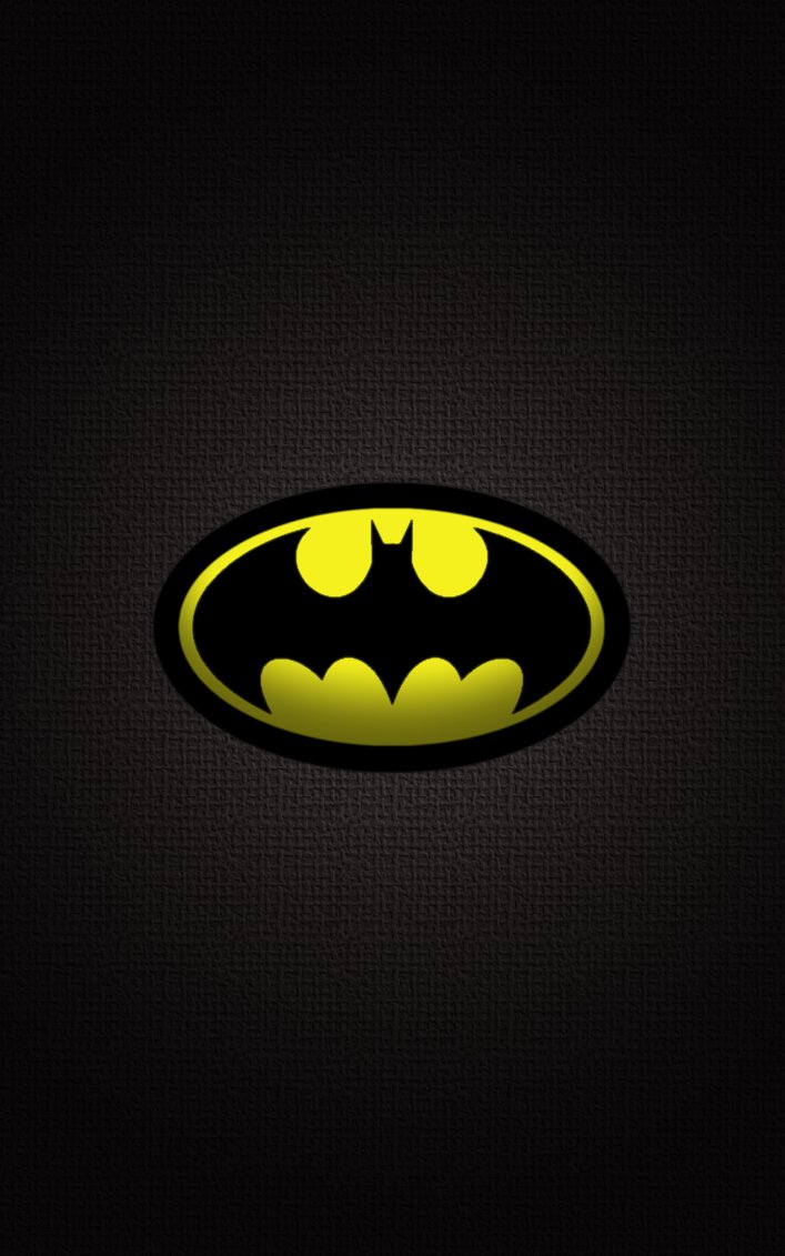 Logo Batman giallo nero, Gotham, 707x1131 Full HD Verticale, iPhone Pro