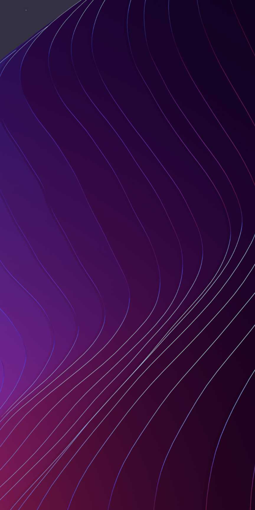 linee ondulate viola astratte, 864x1726 Full HD Verticale, iPhone Air