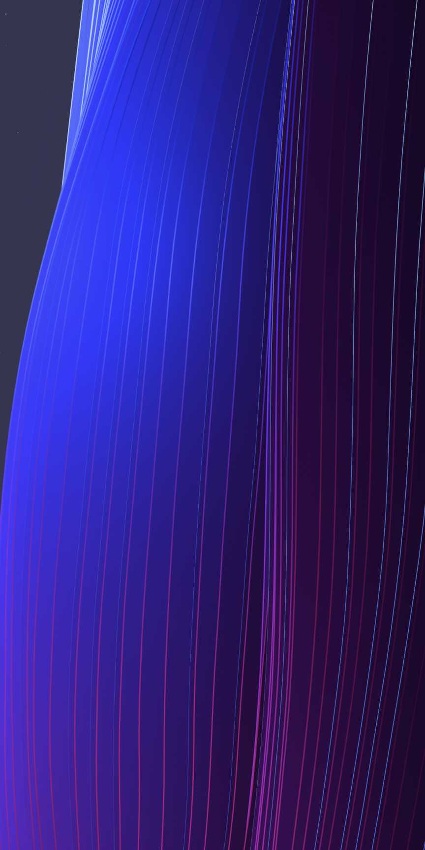 Curve astratte blu viola, 864x1726 Full HD Verticale, iPhone Air