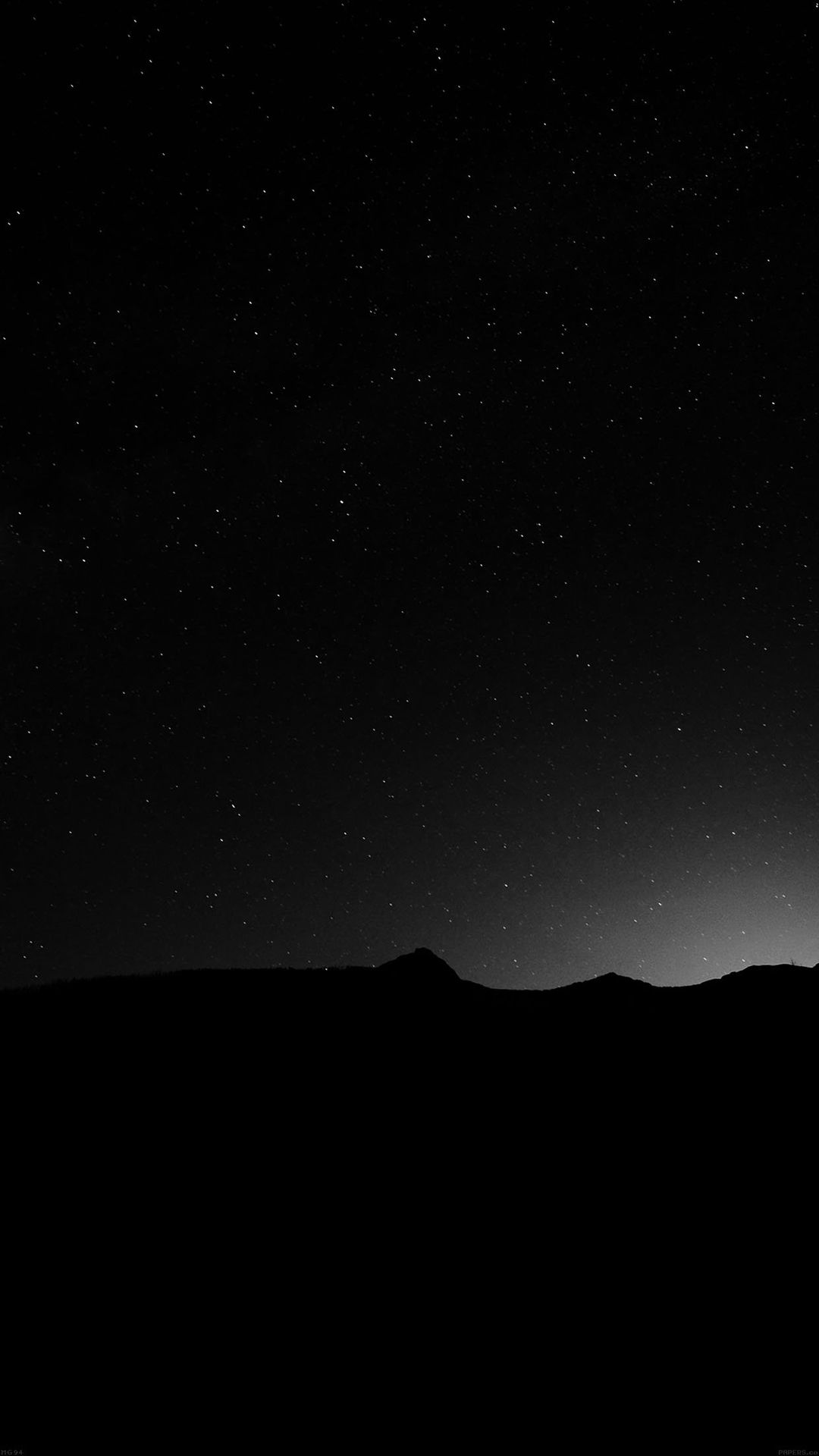 Cielo notturno stellato scuro, 1080x1920 Verticale, iPhone Air