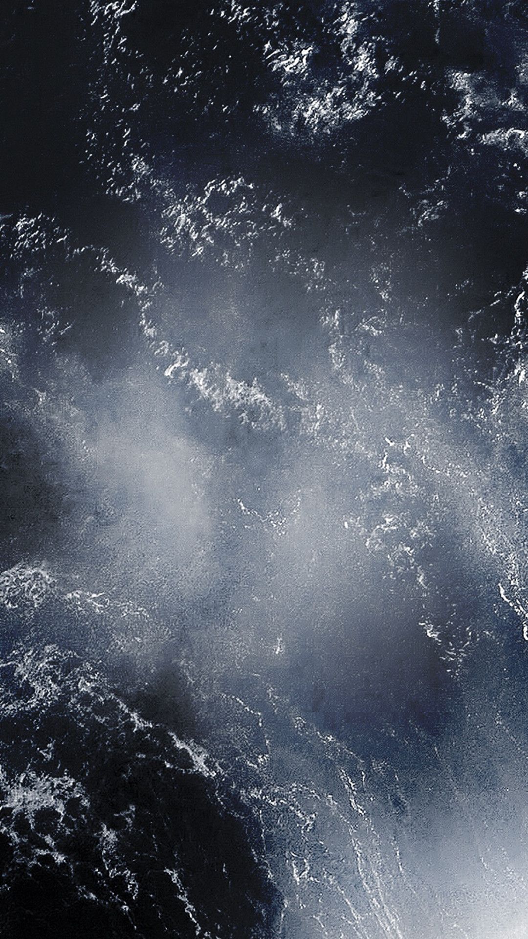 Onde scure schiuma bianca, sfondi iPhone, 1080x1920 Full HD Verticale, iPhone Plus