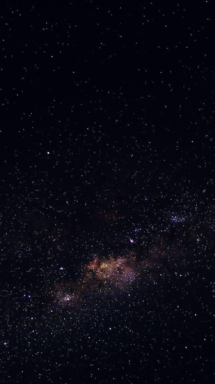 Cielo stellato notturno nero, 750x1334 Verticale, iPhone Air