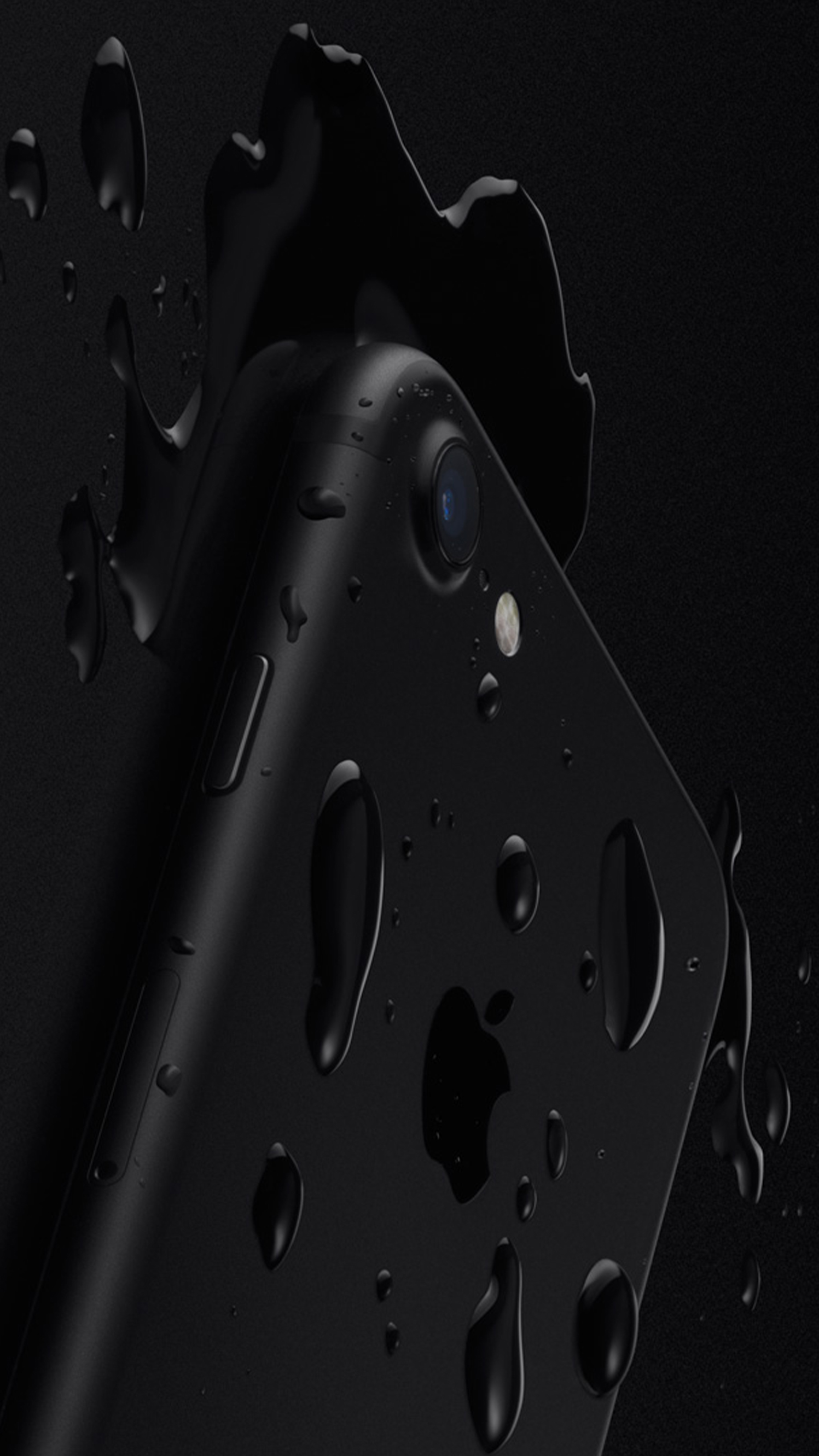 iPhone 7 nero bagnato, 1497x2662 Full HD Verticale, iPhone
