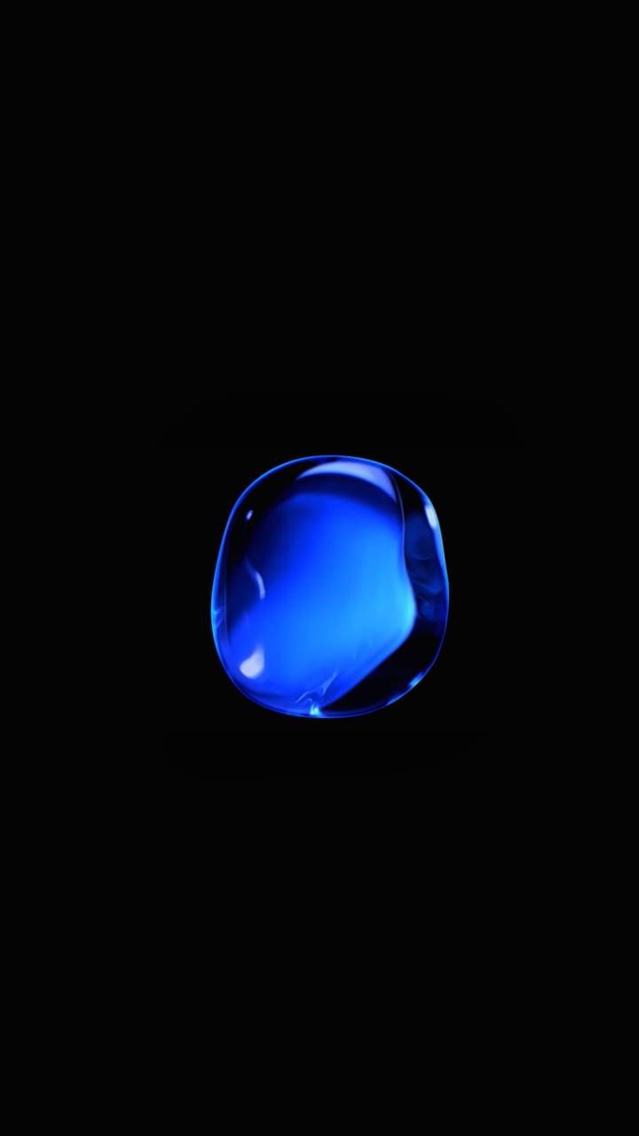 Goccia d'acqua blu, 720x1280 Full HD Verticale, iPhone